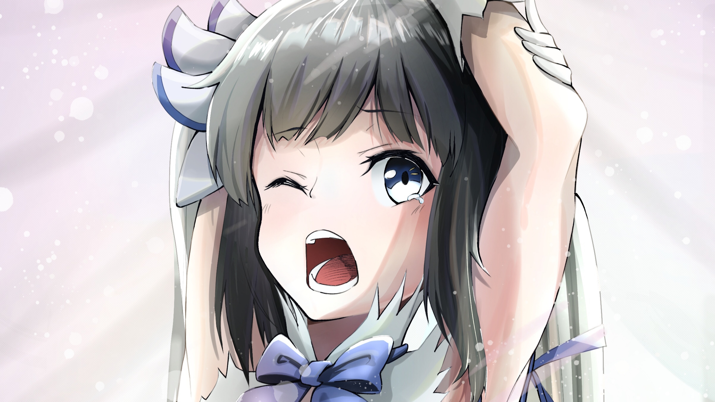Free download wallpaper Is It Wrong To Try To Pick Up Girls In A Dungeon?, Hestia (Danmachi), Danmachi, Anime on your PC desktop