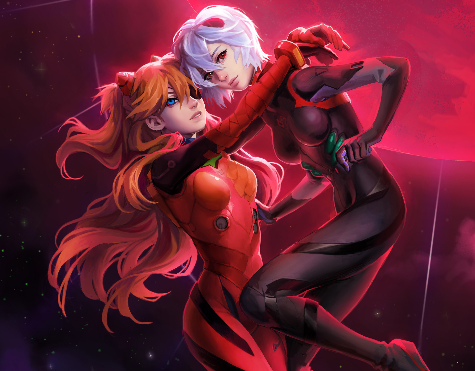 Download mobile wallpaper Anime, Evangelion, Asuka Langley Sohryu, Rei Ayanami, Evangelion: 3 0 You Can (Not) Redo for free.