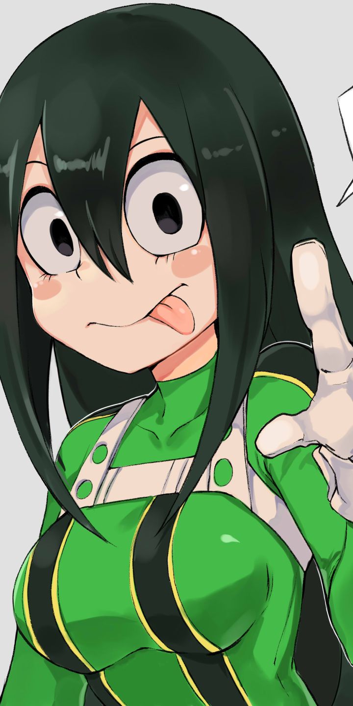 Descarga gratuita de fondo de pantalla para móvil de Animado, My Hero Academia, Tsuyu Asui.