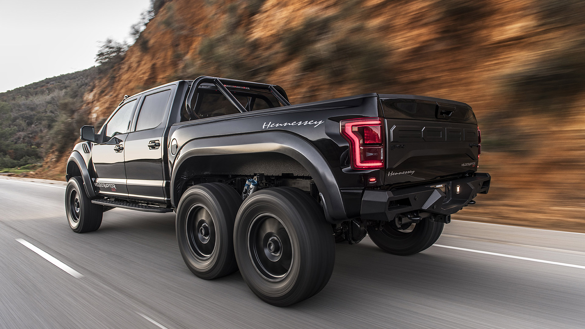 Free download wallpaper Off Road, Vehicles, Hennessey Velociraptor 6X6 on your PC desktop
