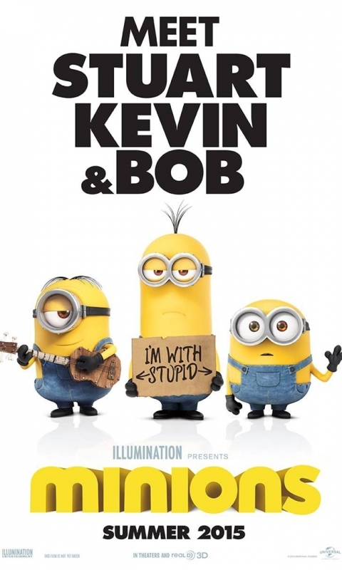 Download mobile wallpaper Movie, Minions, Bob (Minions), Kevin (Minions), Stuart (Minions) for free.