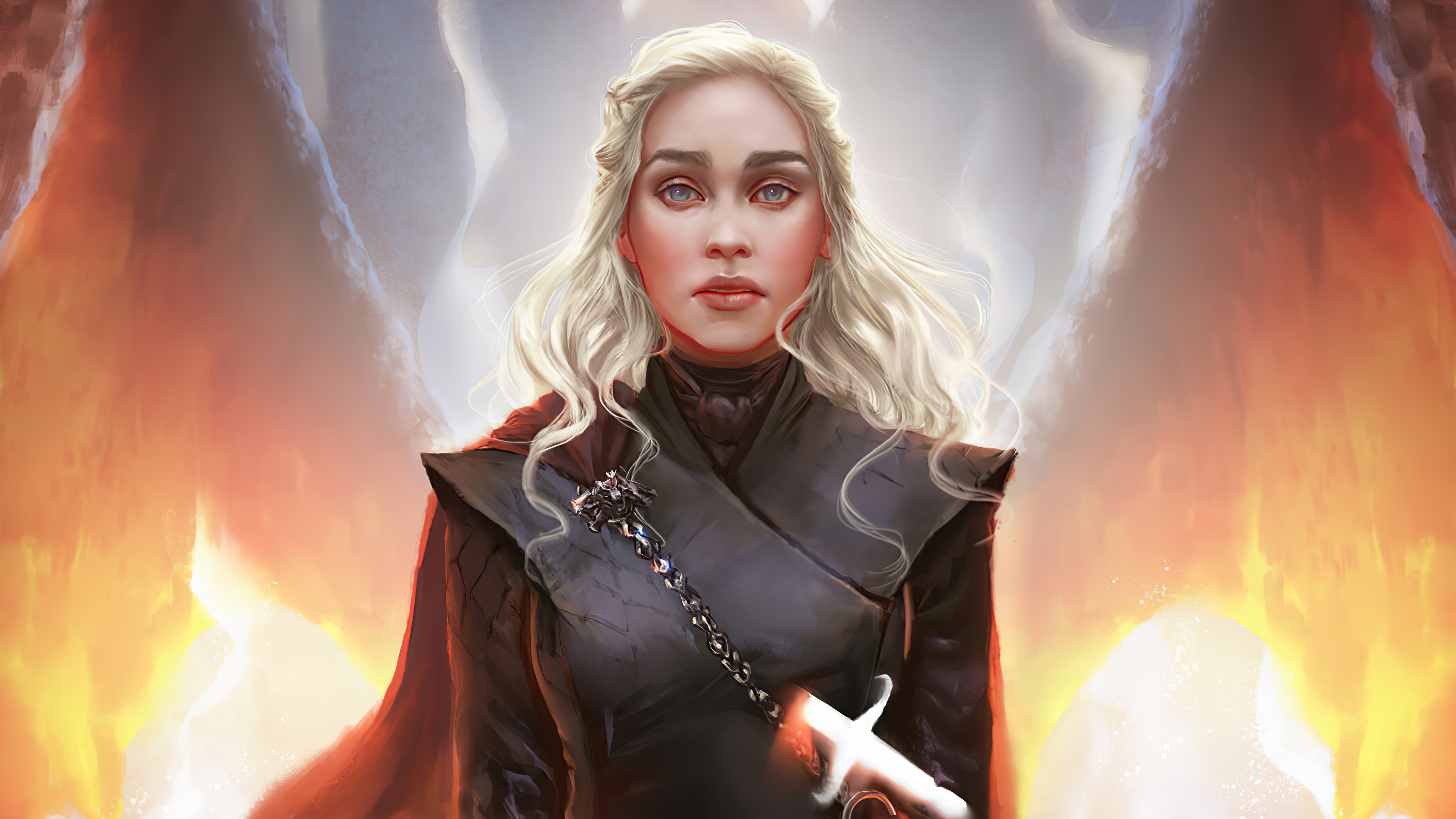 Free download wallpaper Game Of Thrones, Tv Show, White Hair, Daenerys Targaryen on your PC desktop