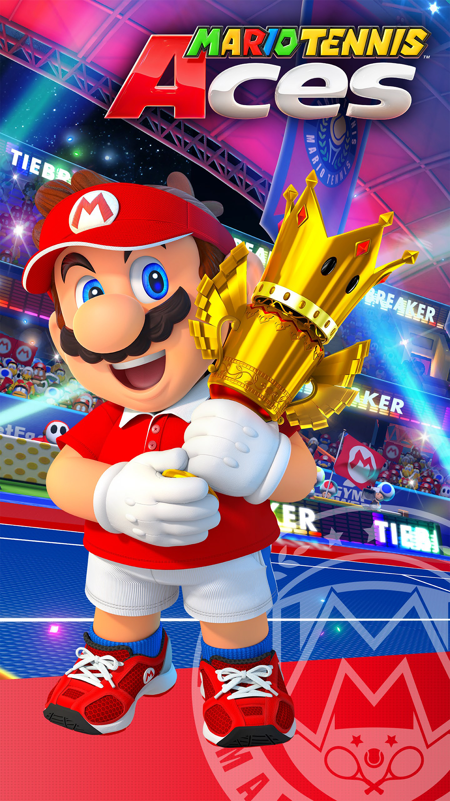 Téléchargez des papiers peints mobile Mario, Jeux Vidéo, Mario Tennis Aces gratuitement.
