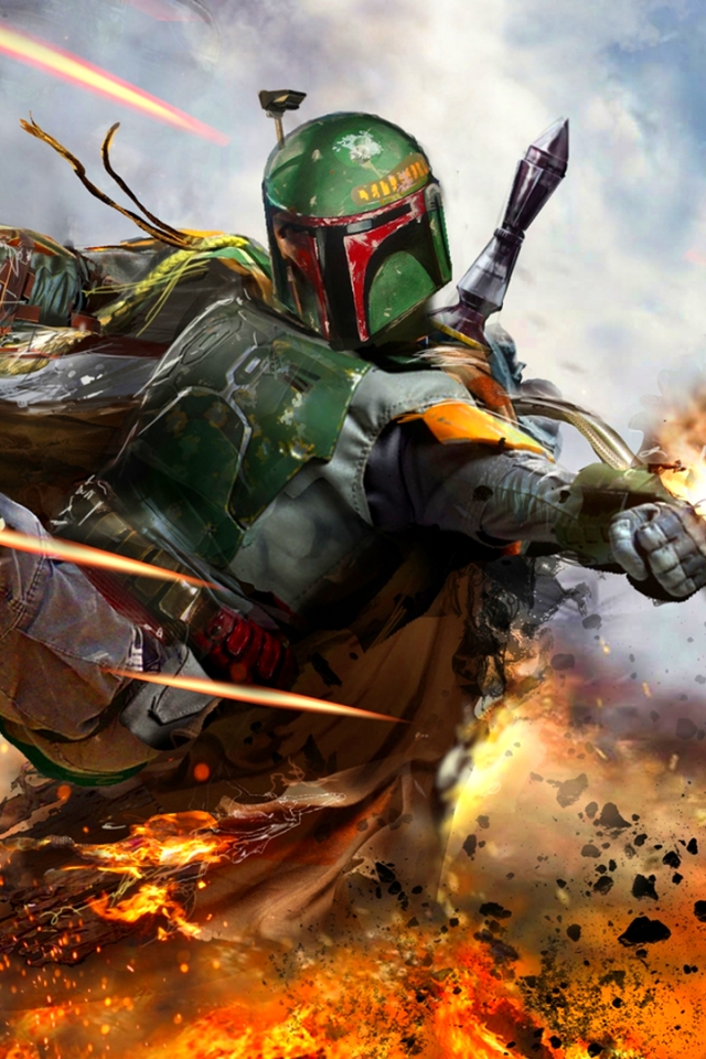 Download mobile wallpaper Star Wars, Sci Fi, Boba Fett for free.