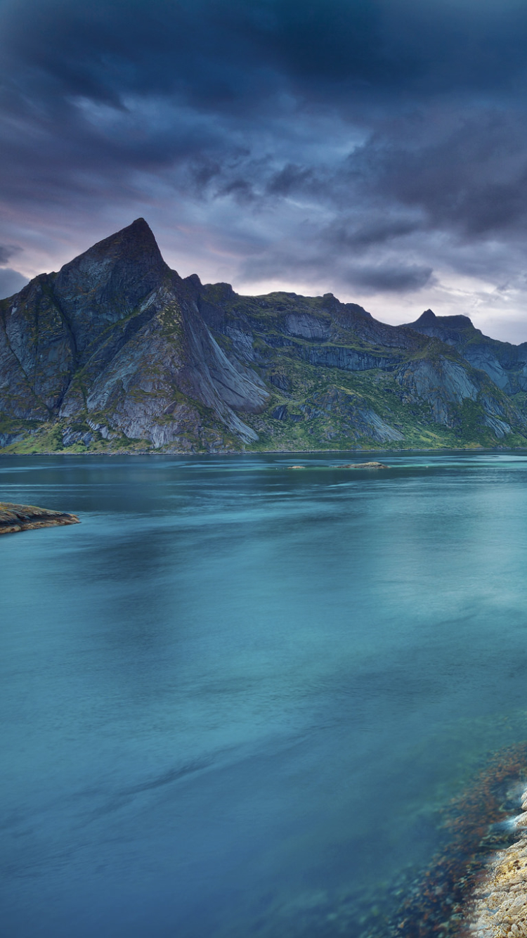 Handy-Wallpaper Landschaft, Berg, Gebirge, Norwegen, Fotografie, Lofoten kostenlos herunterladen.