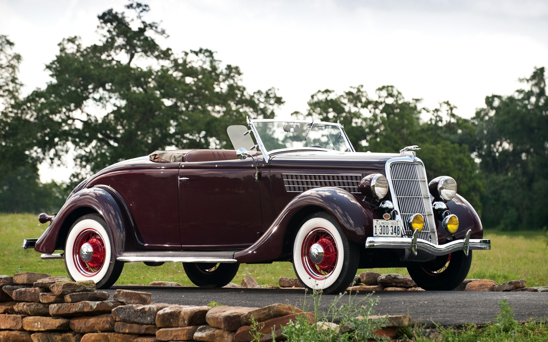 Популярні заставки і фони 1935 Ford Roadster на комп'ютер