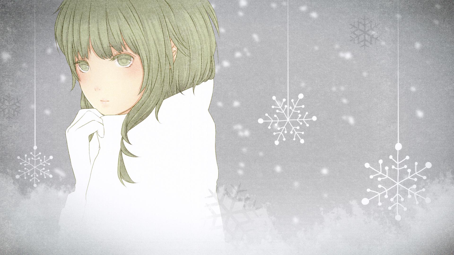 Handy-Wallpaper Winter, Vocaloid, Animes, Gumi (Vocaloid) kostenlos herunterladen.