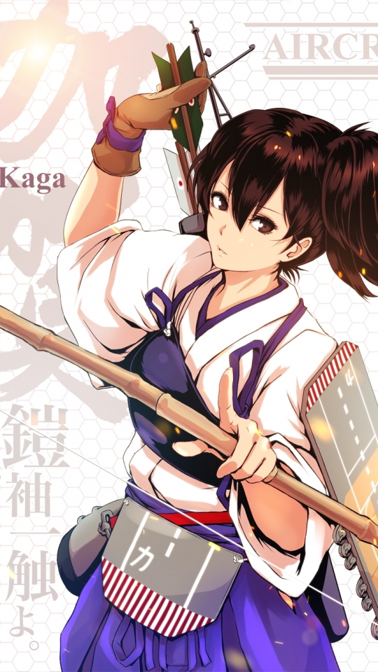 Handy-Wallpaper Animes, Kantai Sammlung, Akagi (Kancolle), Kaga (Kancolle) kostenlos herunterladen.