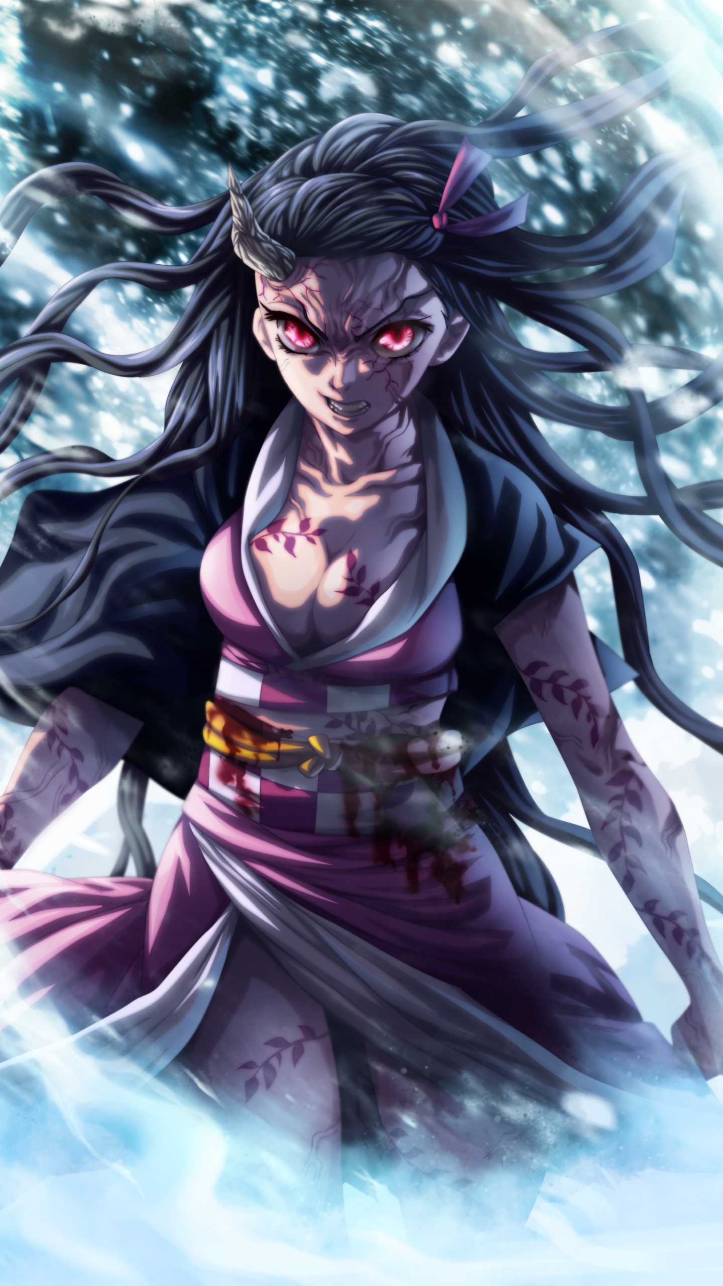 Descarga gratuita de fondo de pantalla para móvil de Animado, Nezuko Kamado, Demon Slayer: Kimetsu No Yaiba.