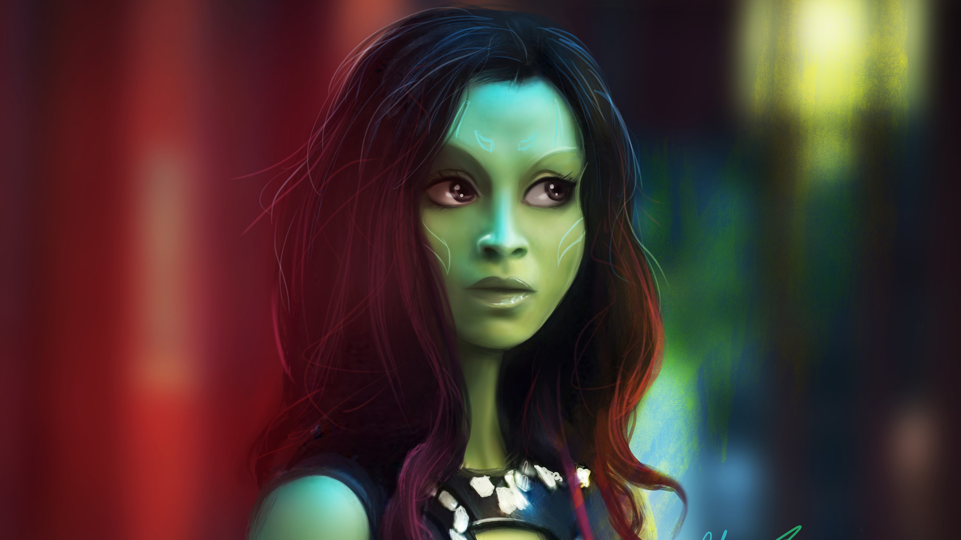 Descarga gratuita de fondo de pantalla para móvil de Historietas, Guardianes De La Galaxia, Gamora.