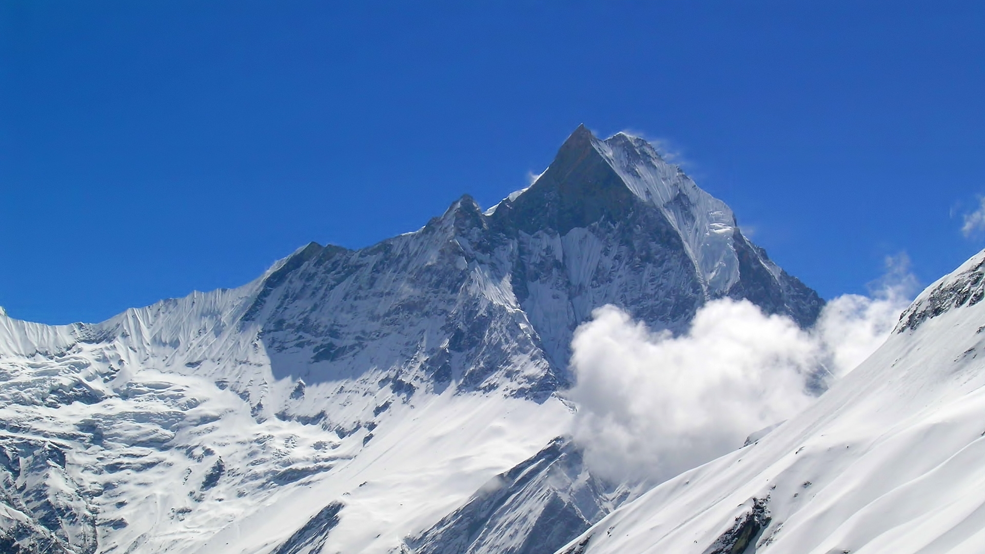 PCデスクトップに山脈, 雪, 風景画像を無料でダウンロード