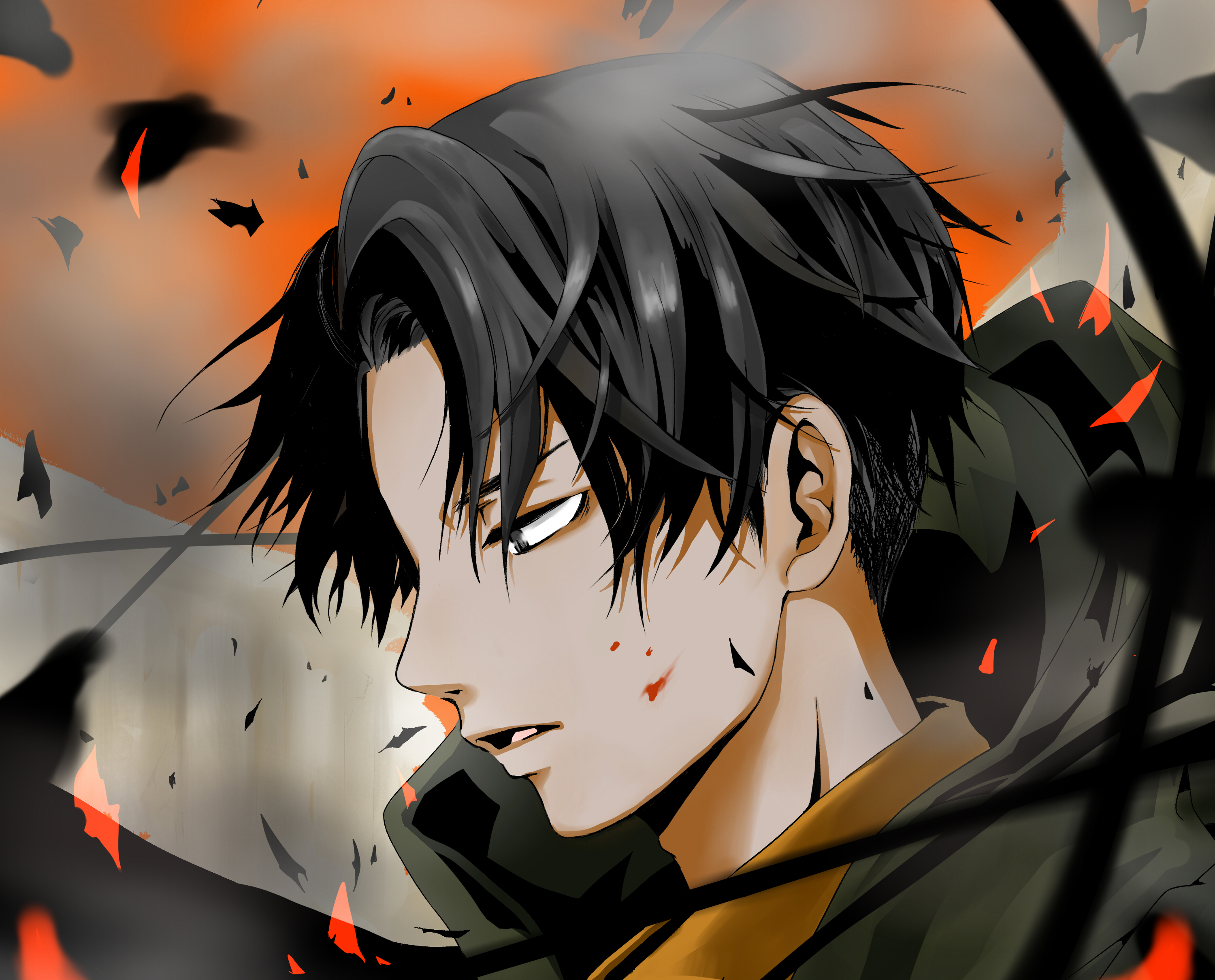 Download mobile wallpaper Anime, Attack On Titan, Levi Ackerman for free.