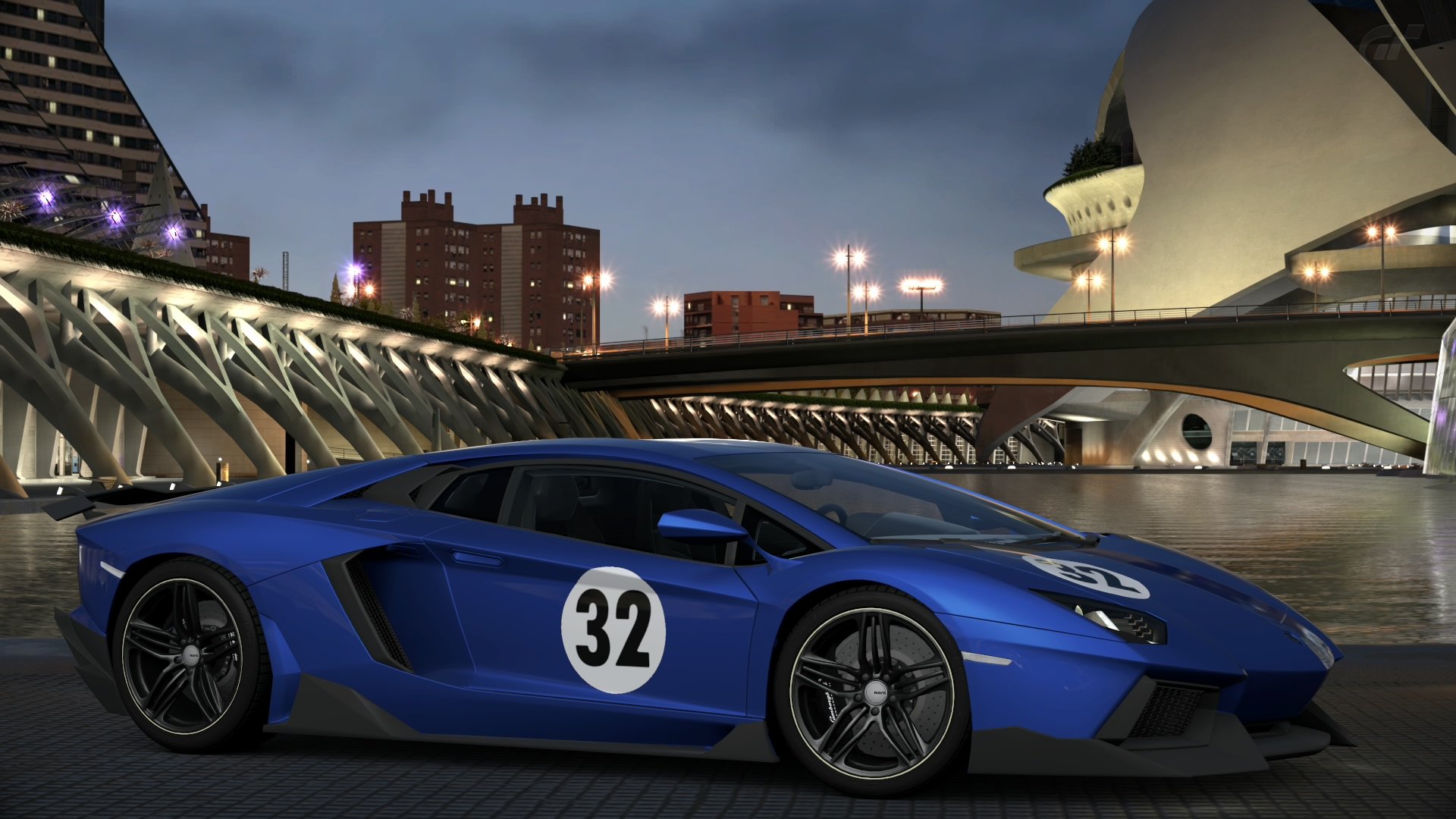 Завантажити шпалери безкоштовно Lamborghini Aventador, Gran Turismo 6, Gran Turismo, Відеогра картинка на робочий стіл ПК