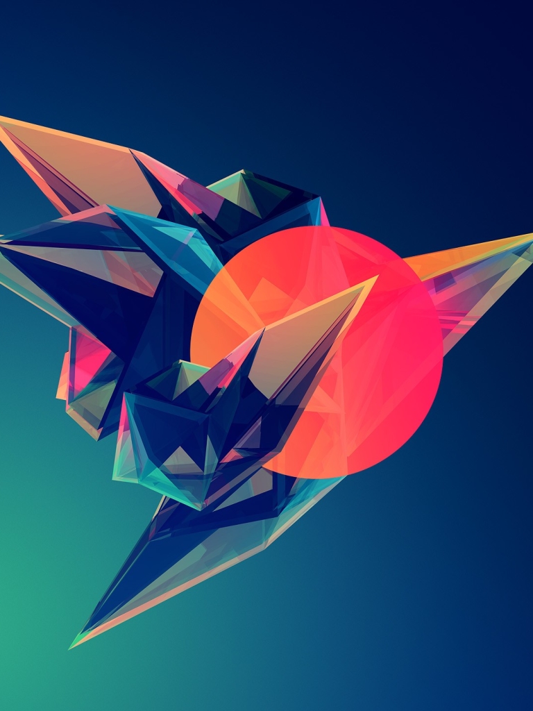 Download mobile wallpaper Abstract, Facets for free.