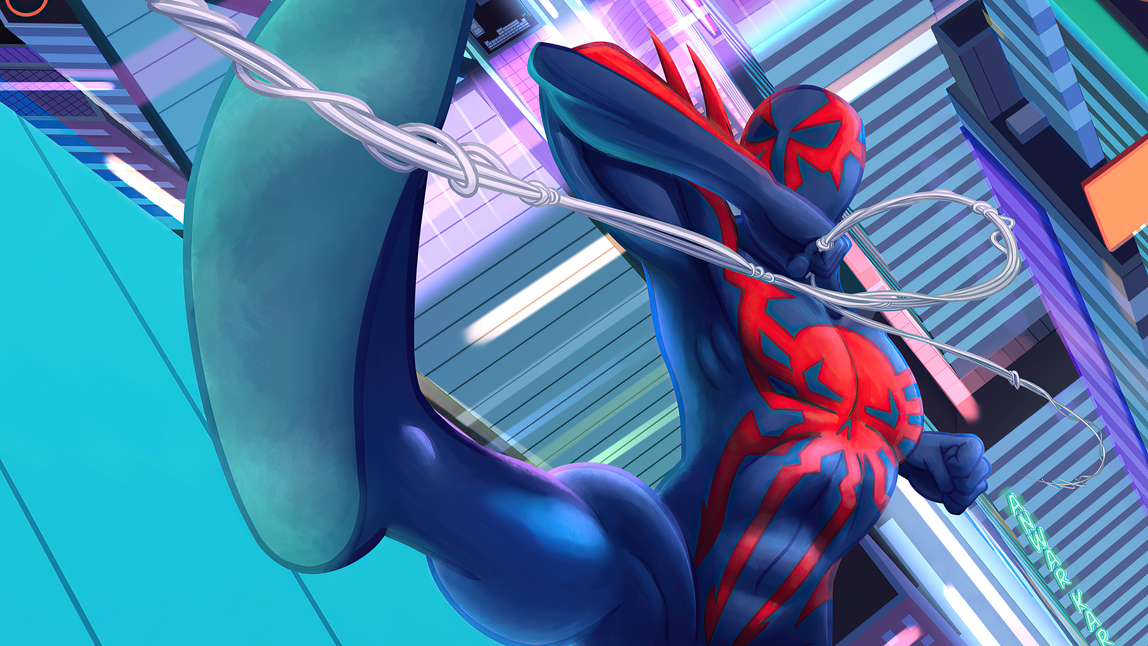 Descarga gratuita de fondo de pantalla para móvil de Historietas, Spider Man, Hombre Araña 2099.