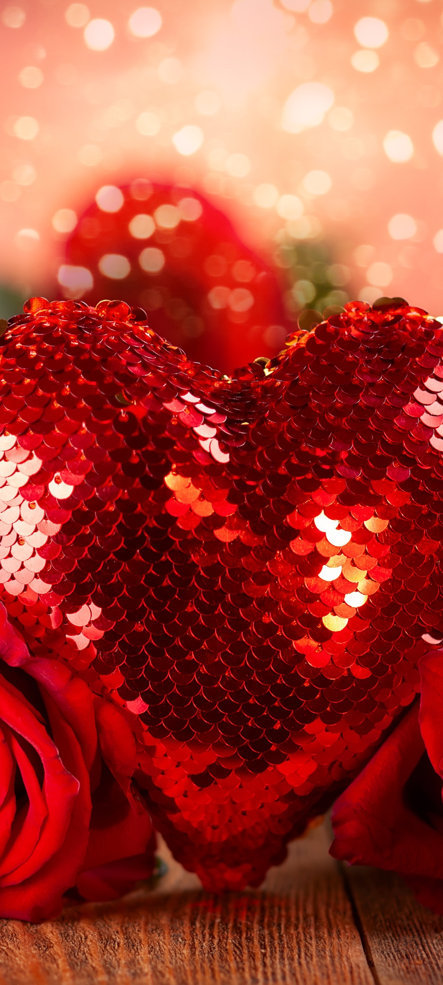 Download mobile wallpaper Valentine's Day, Flower, Holiday, Heart for free.