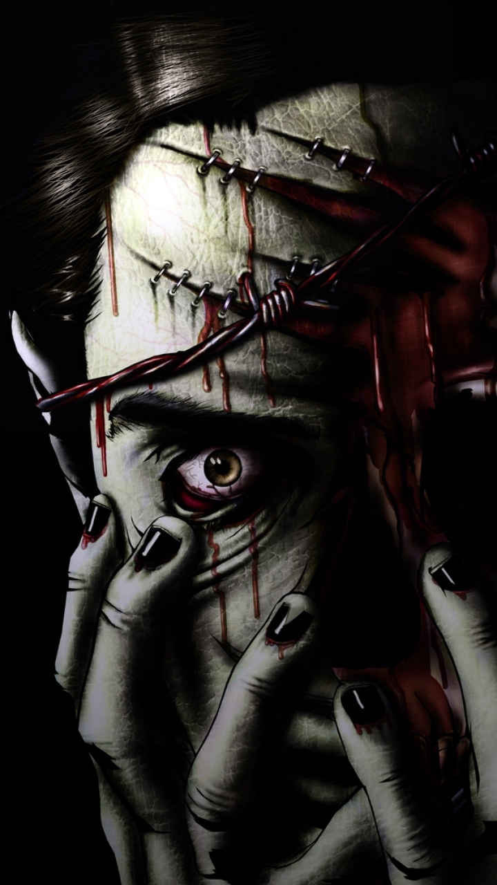 Download mobile wallpaper Dark, Evil, Horror, Zombie for free.