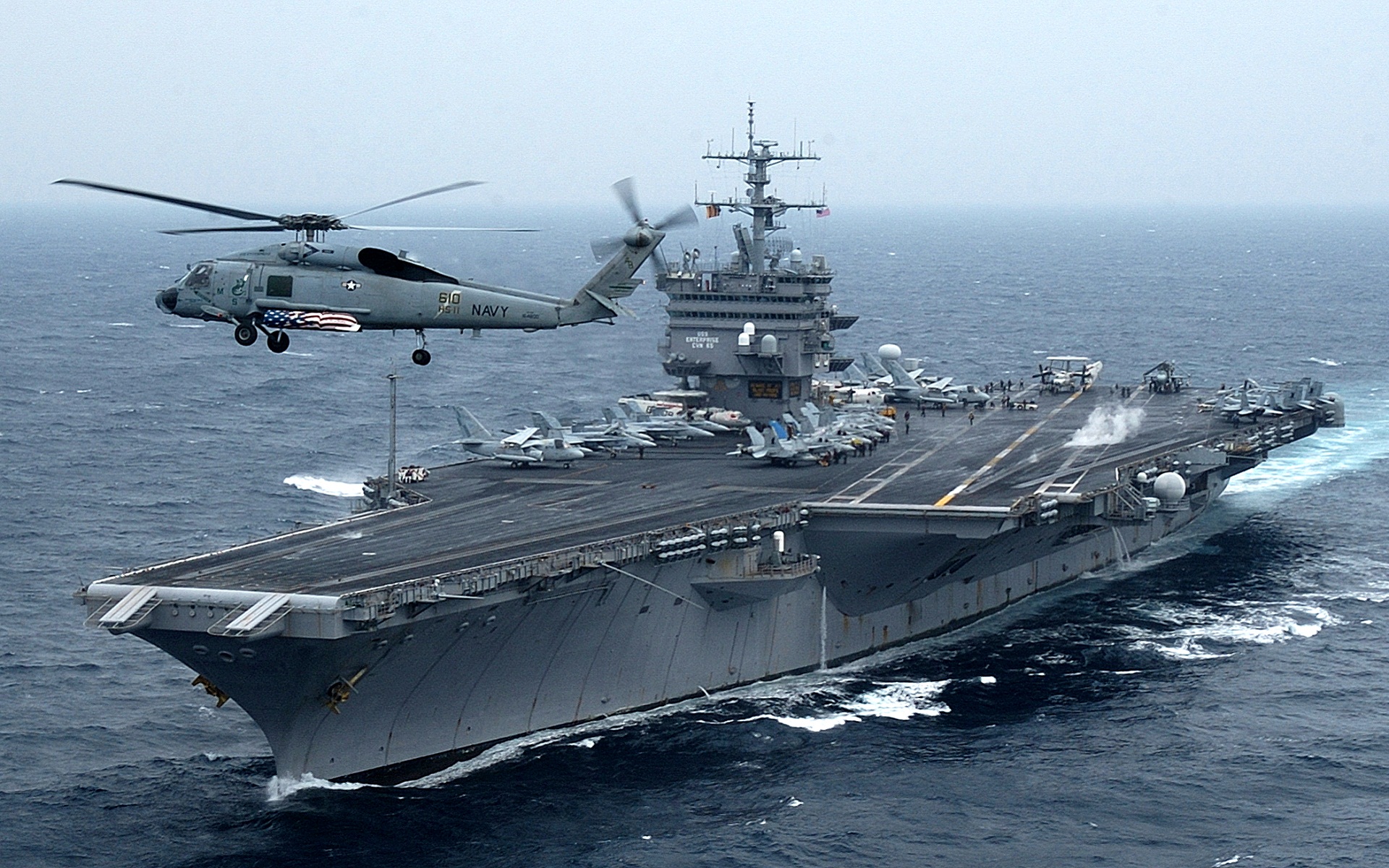military, uss enterprise (cvn 65), aircraft carrier, warship, warships