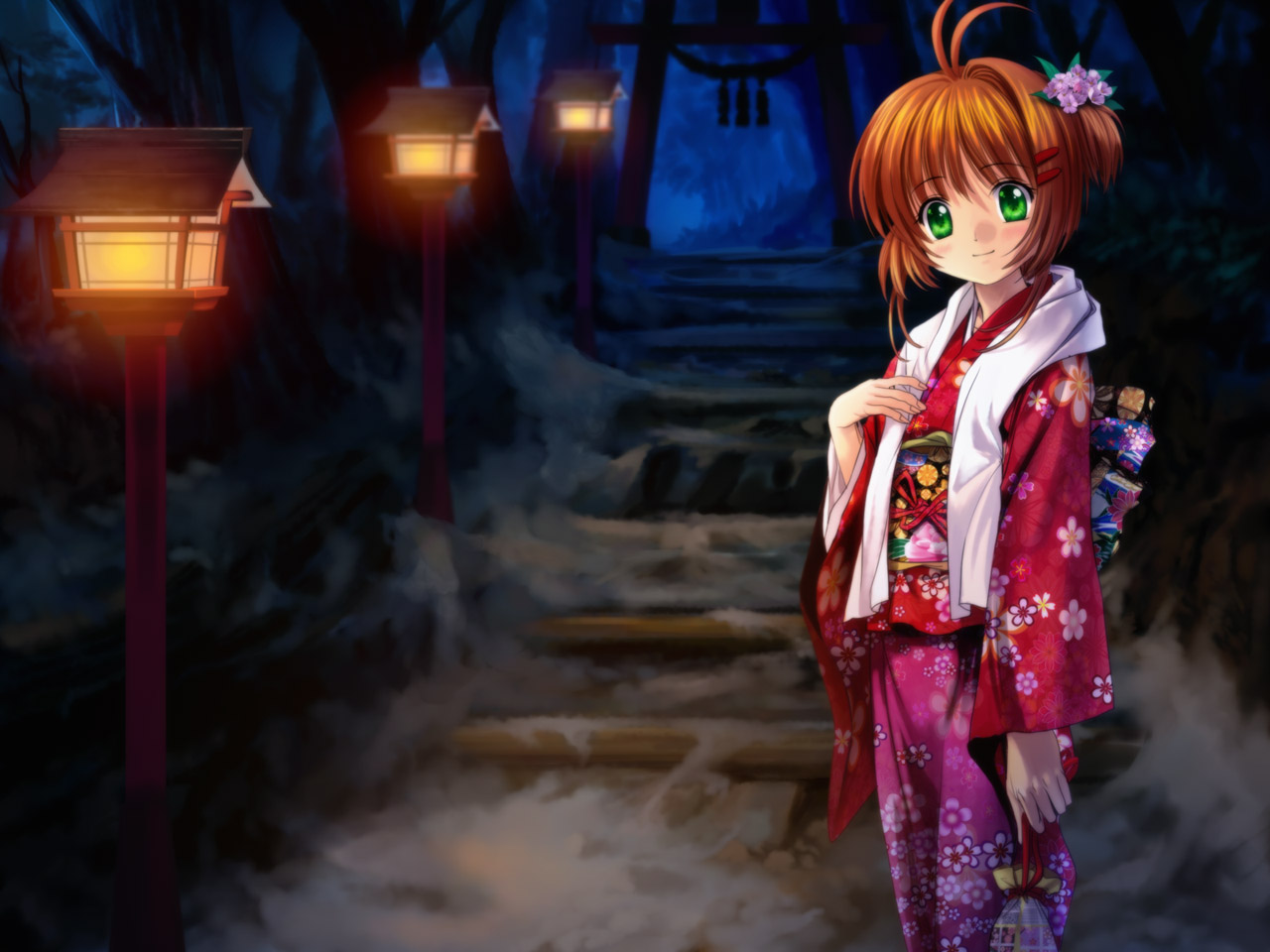 1520811 Hintergrundbild herunterladen animes, kadokyaputa sakura - Bildschirmschoner und Bilder kostenlos