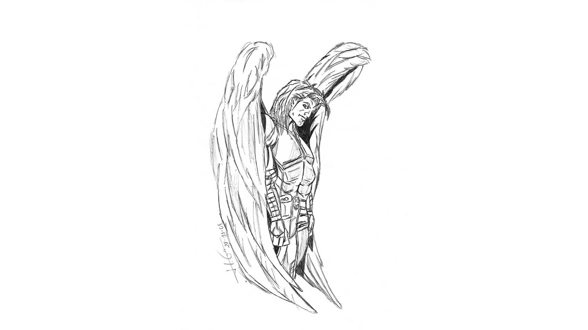 Free download wallpaper X Men, Angel, Comics on your PC desktop