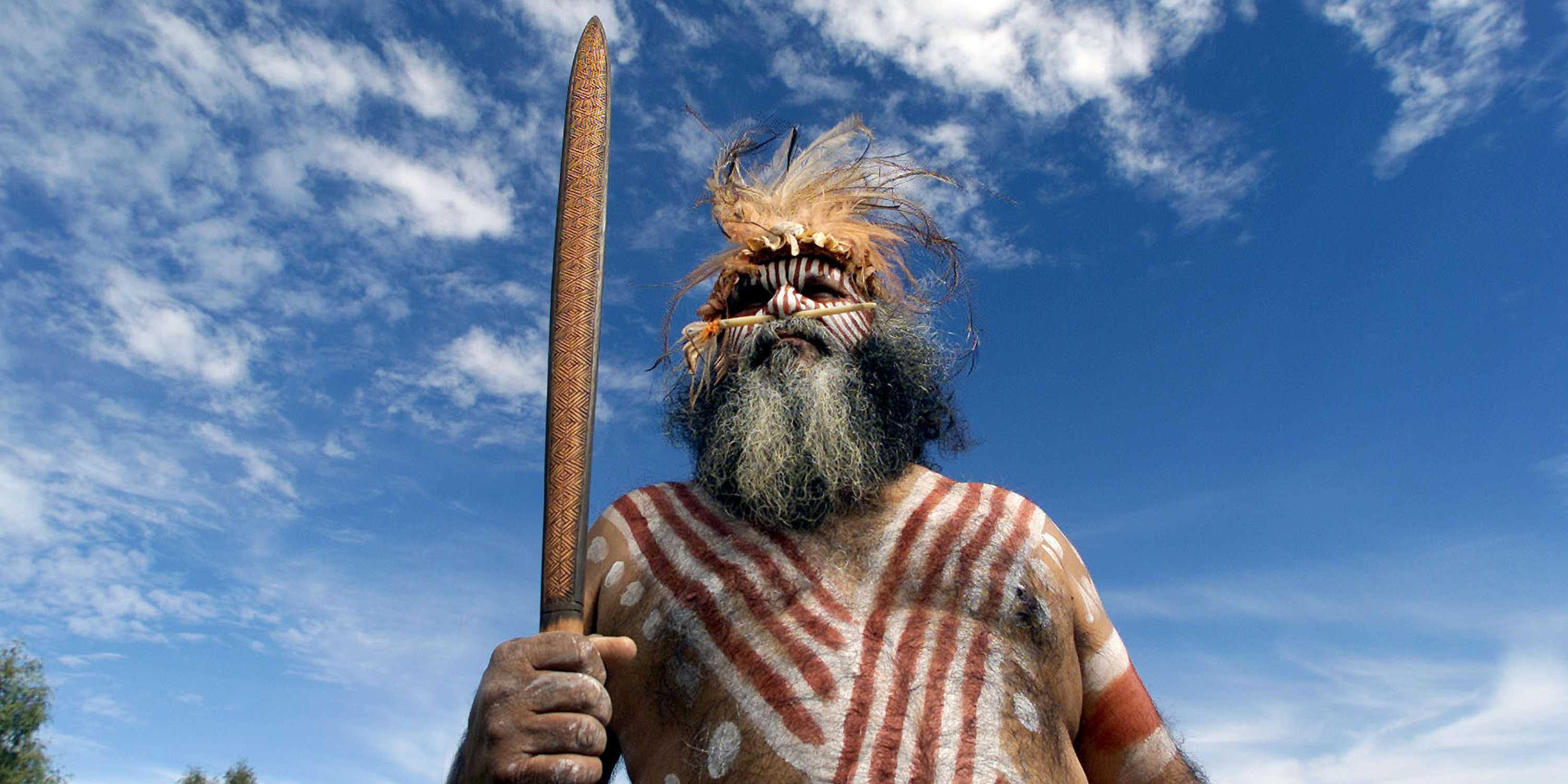 Download mobile wallpaper Men, Aboriginal Australian for free.