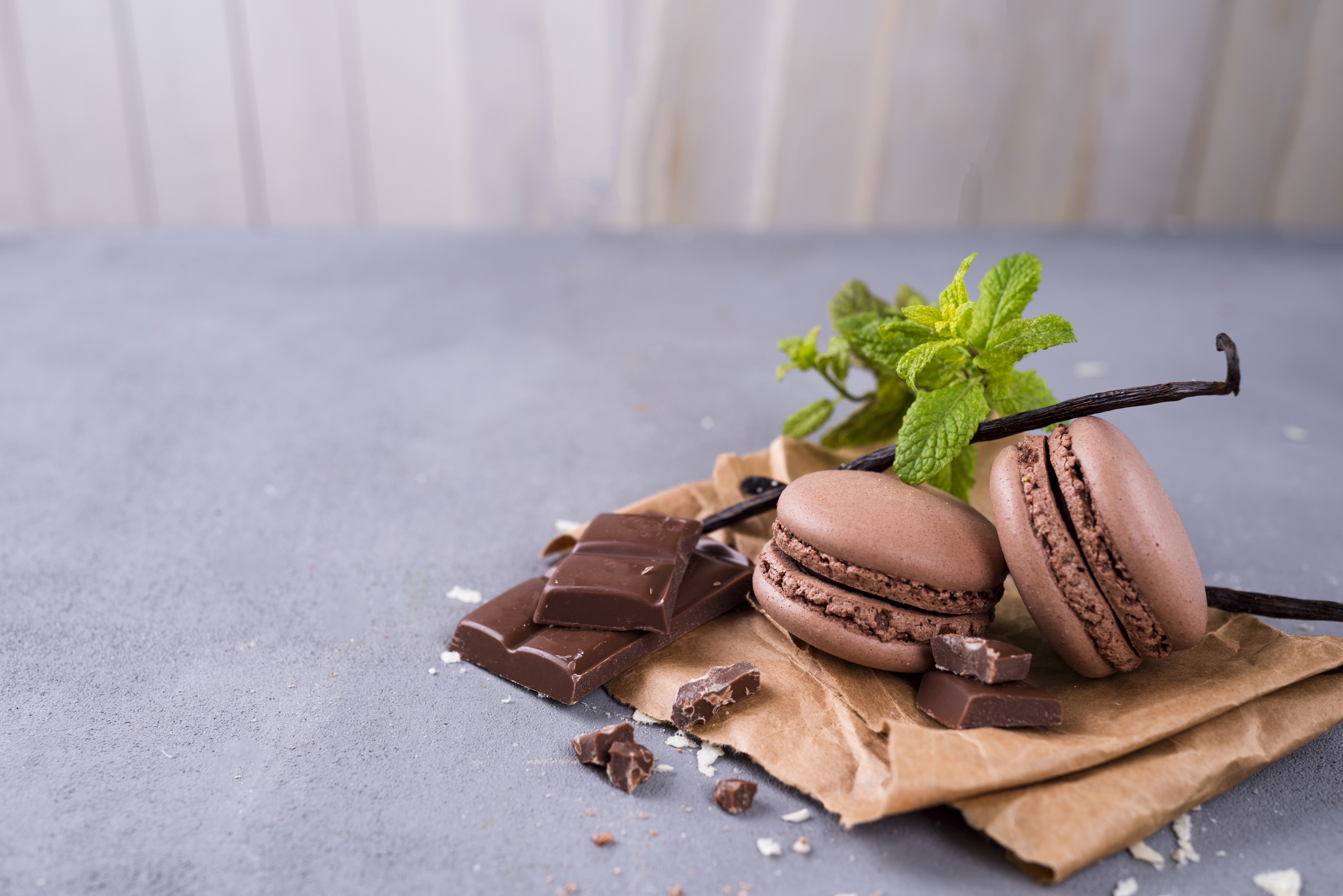 Download mobile wallpaper Food, Chocolate, Sweets, Macaron for free.