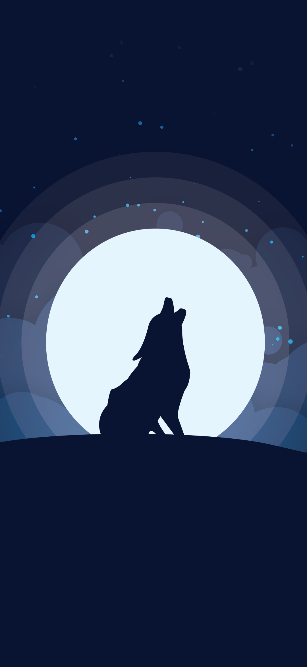 animal, wolf, howling, moon, night, wolves phone background