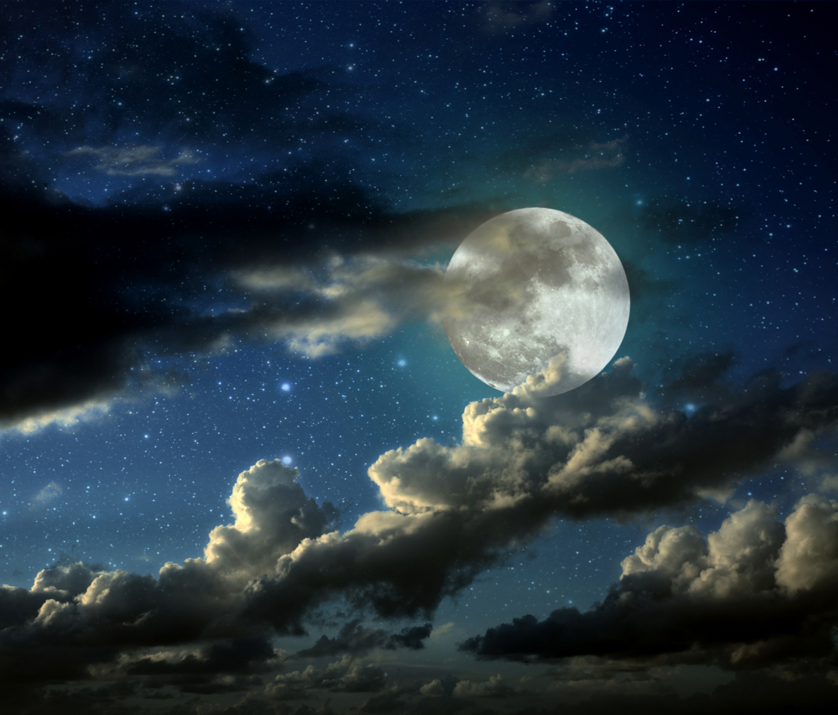 Download mobile wallpaper Moon, Earth for free.