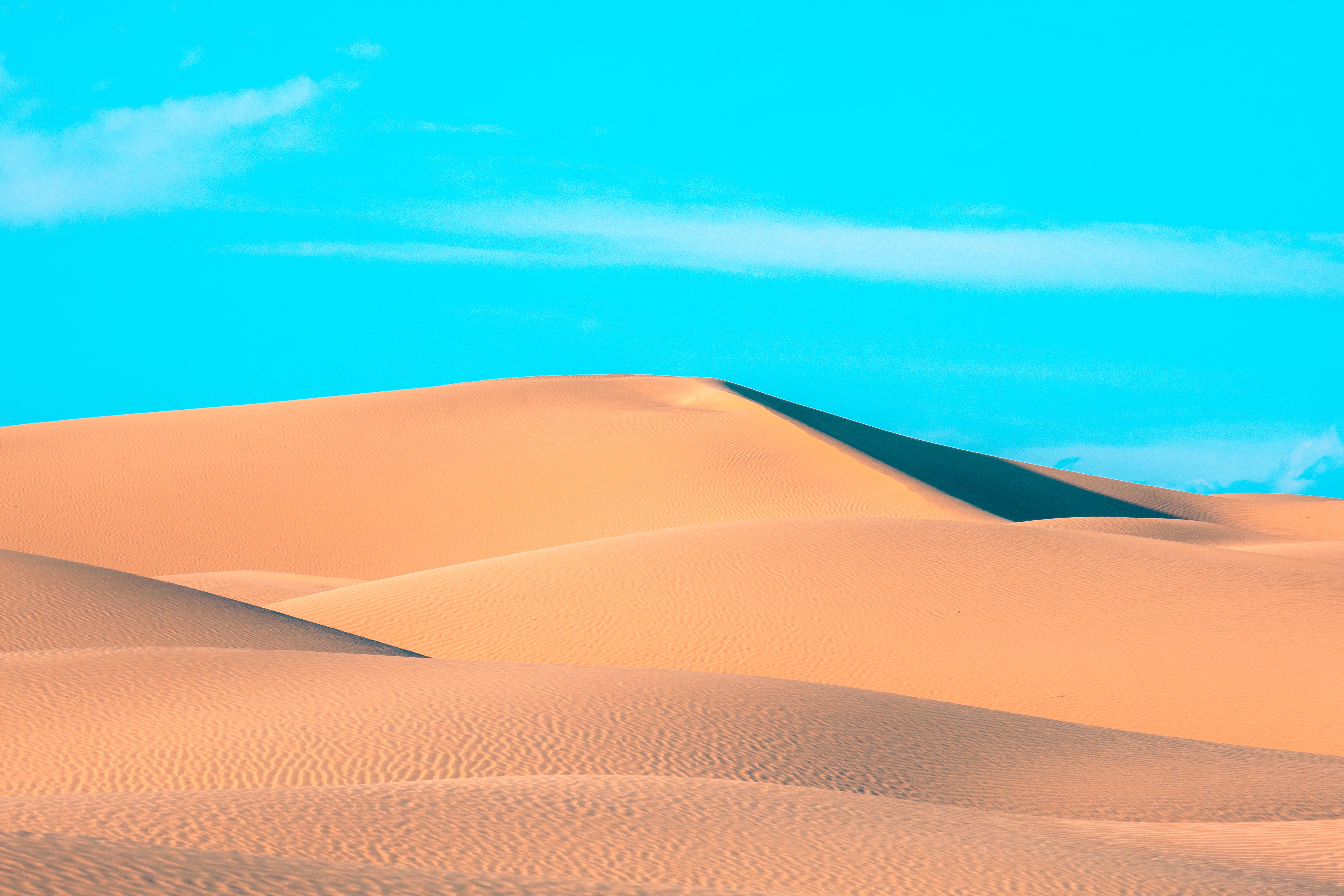 126724 завантажити картинку пустеля, дюни, природа, пісок, пагорби, бархани - шпалери і заставки безкоштовно