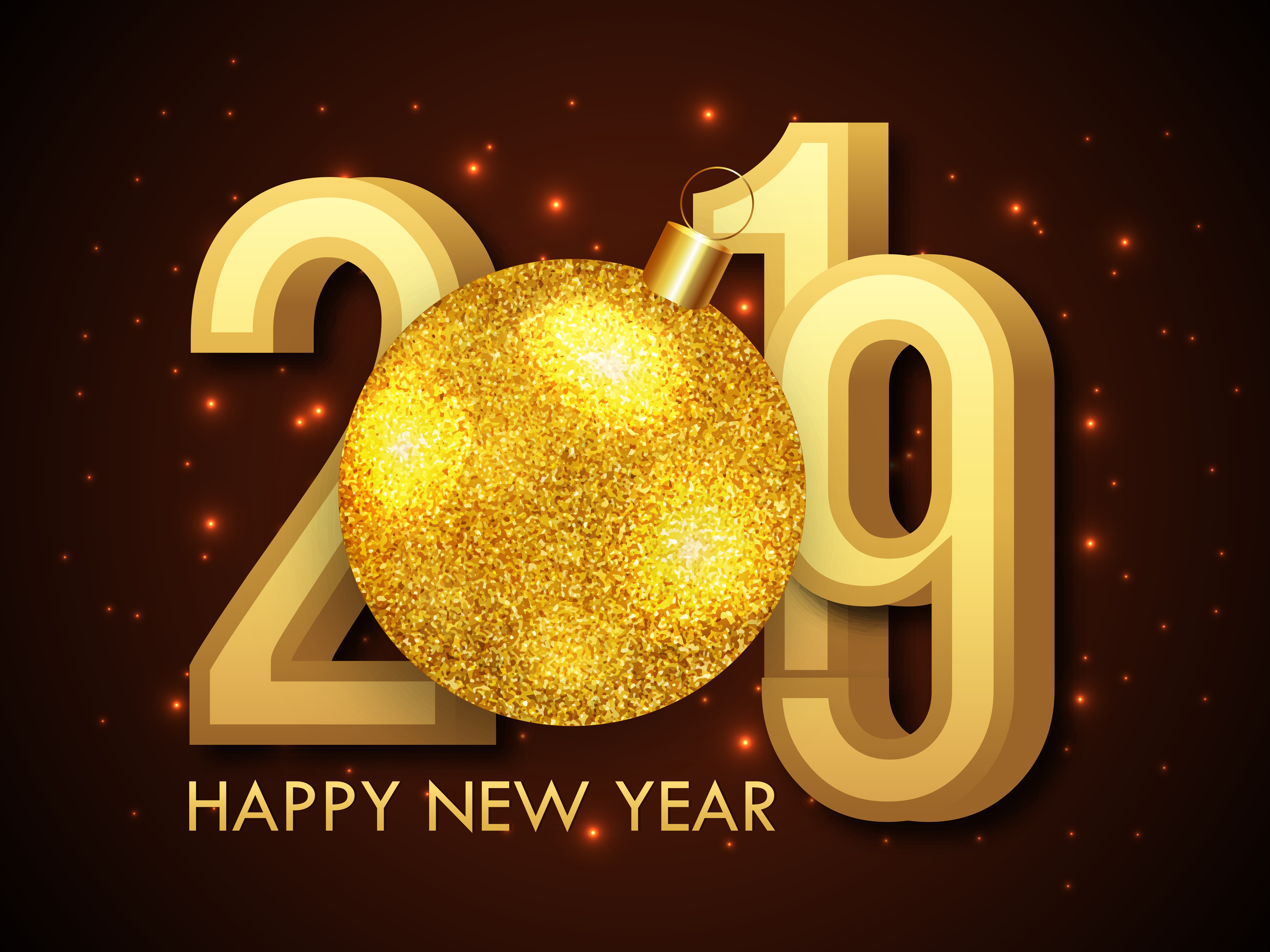 無料モバイル壁紙ホリデー, 安物の宝石, あけましておめでとう, 2019年新年をダウンロードします。