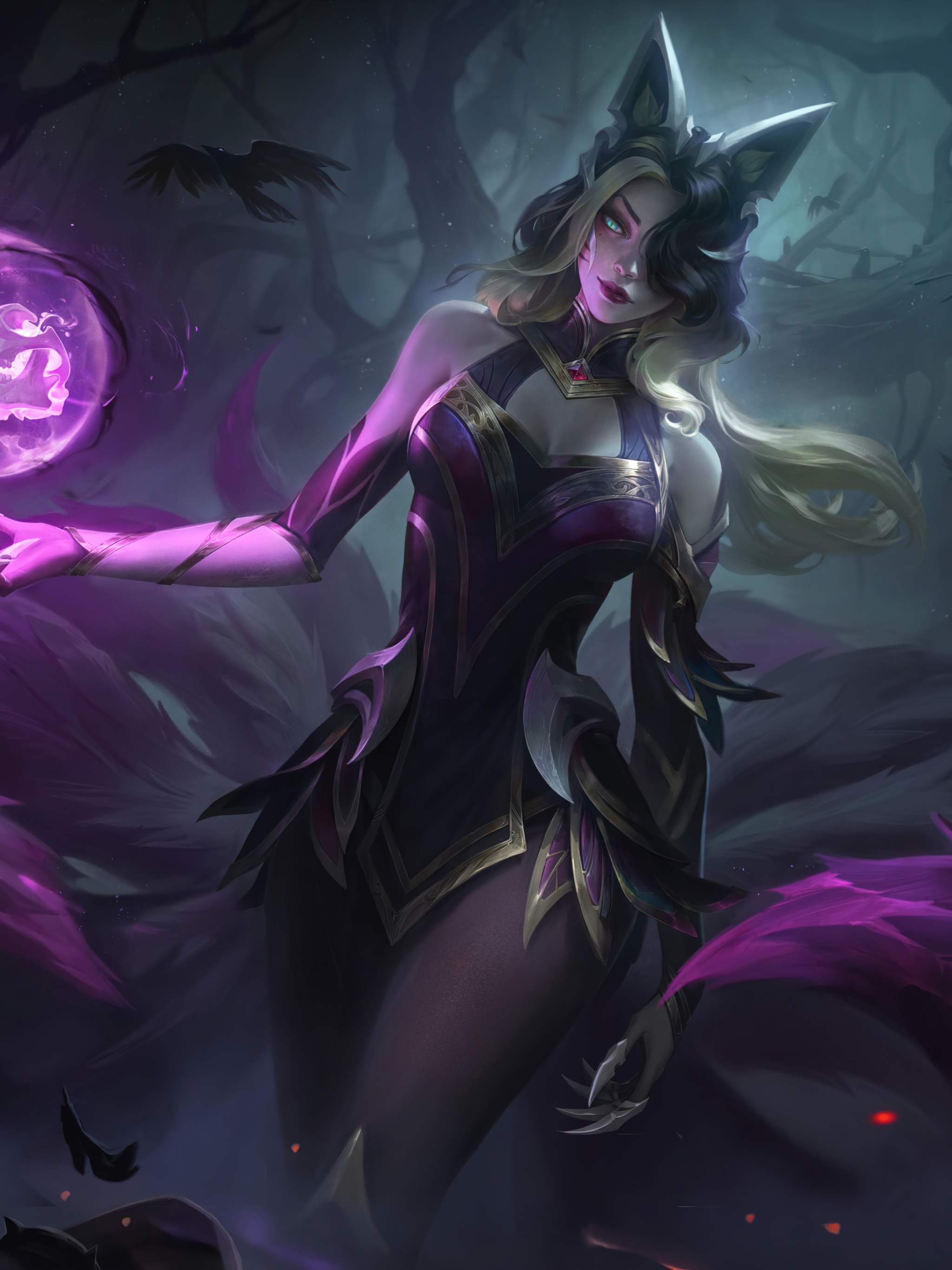 Handy-Wallpaper League Of Legends, Computerspiele, Ahri (Liga Der Legenden) kostenlos herunterladen.