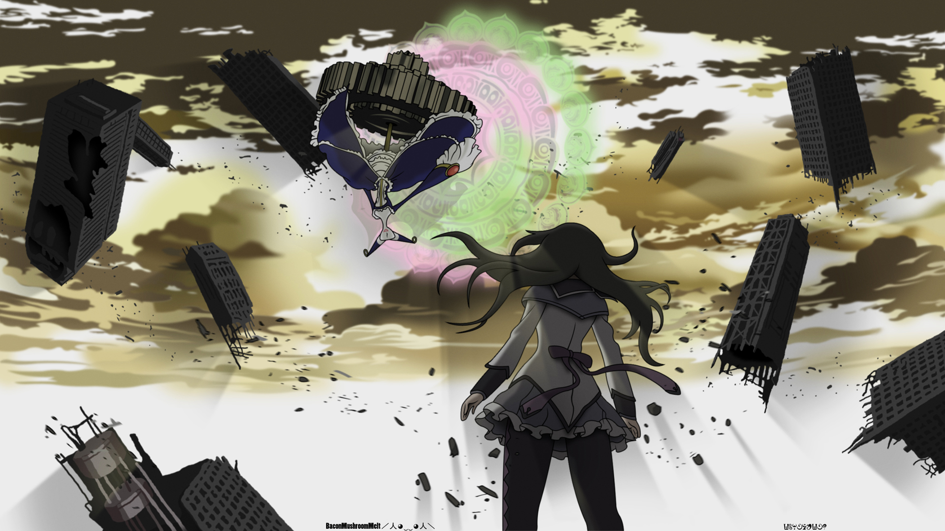 Baixar papel de parede para celular de Mahô Shôjo Madoka Magika: Puella Magi Madoka Magica, Homura Akemi, Anime gratuito.