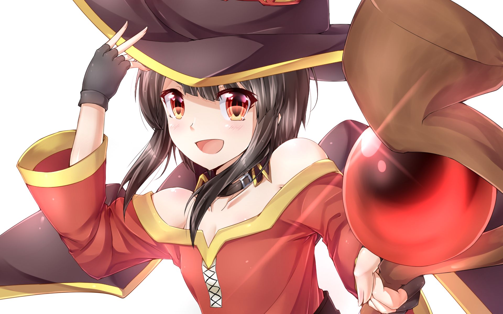 Téléchargez des papiers peints mobile Animé, Kono Subarashii Sekai Ni Shukufuku O!, Megumin (Konosuba), Konosuba gratuitement.