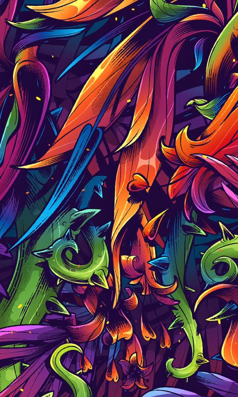 Download mobile wallpaper Forest, Artistic for free.