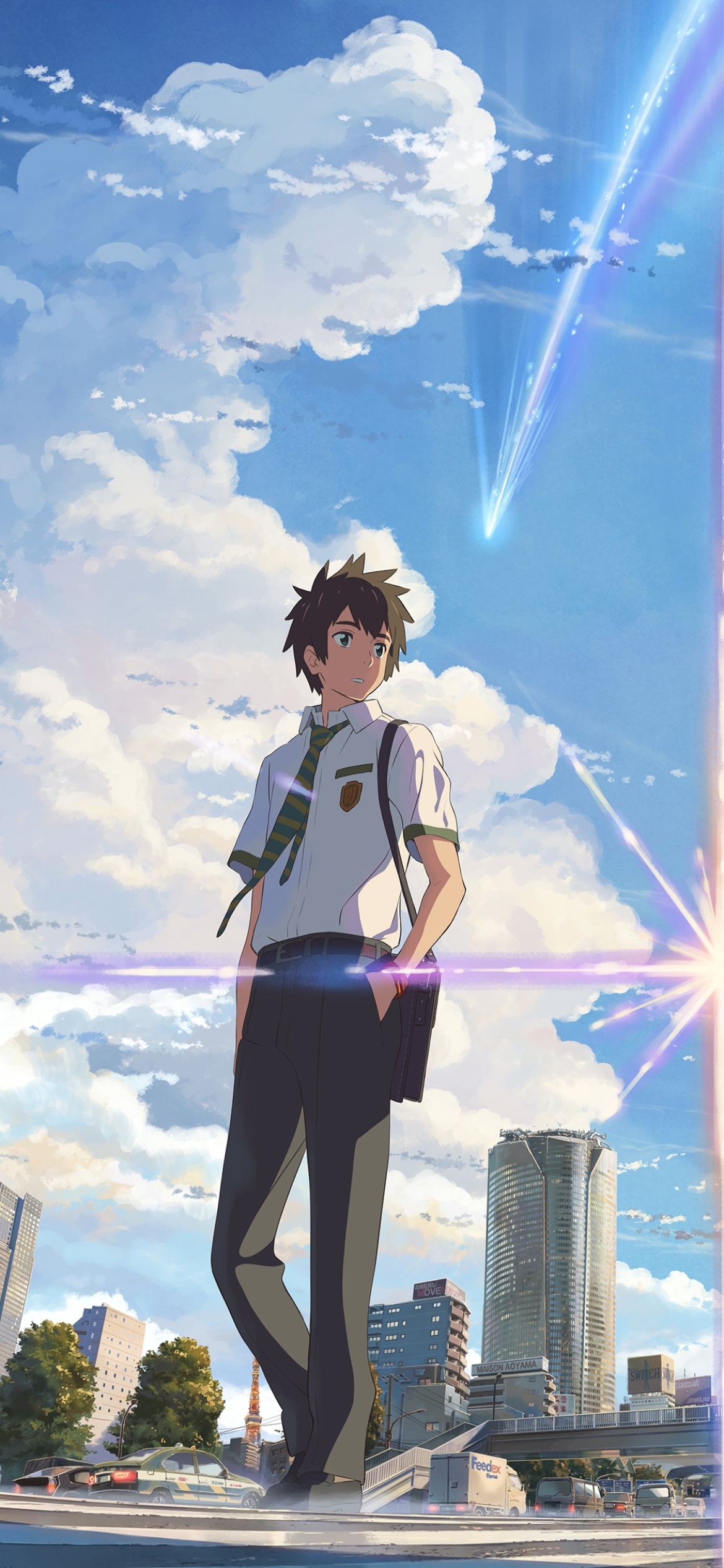 Descarga gratuita de fondo de pantalla para móvil de Animado, Kimi No Na Wa, Taki Tachibana.