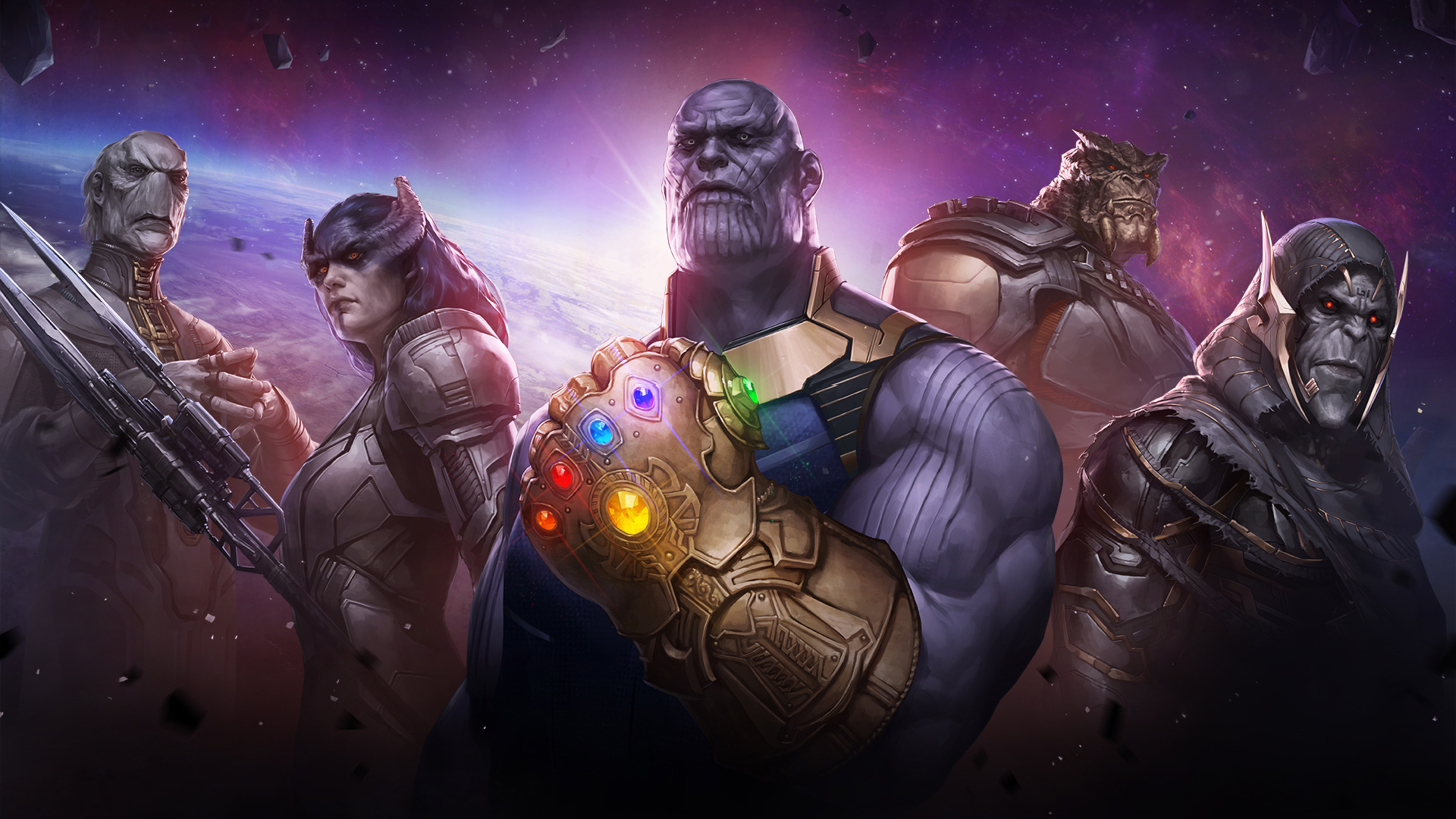 Download mobile wallpaper Movie, The Avengers, Thanos, Avengers: Infinity War for free.