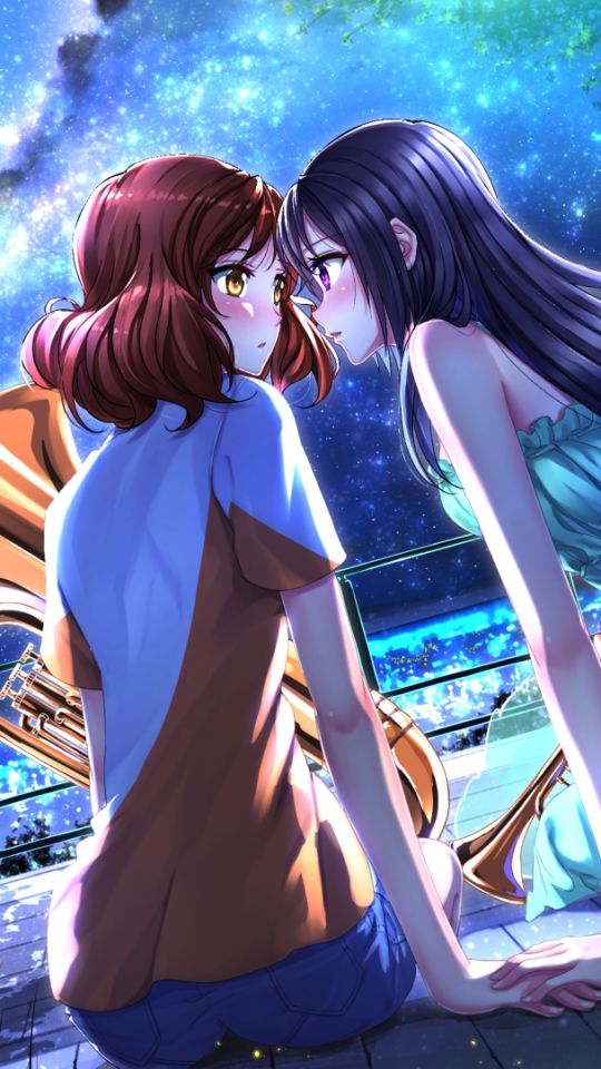 Baixar papel de parede para celular de Anime, Yuri, Kumiko Oumae, Reina Kousaka, Hibike! Euphonium gratuito.