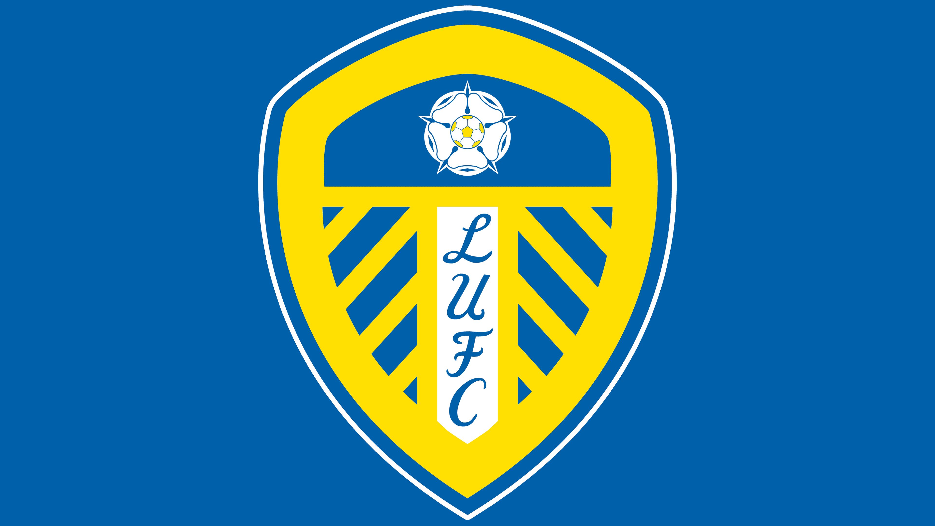 Laden Sie das Sport, Fußball, Logo, Emblem, Leeds United Fc-Bild kostenlos auf Ihren PC-Desktop herunter