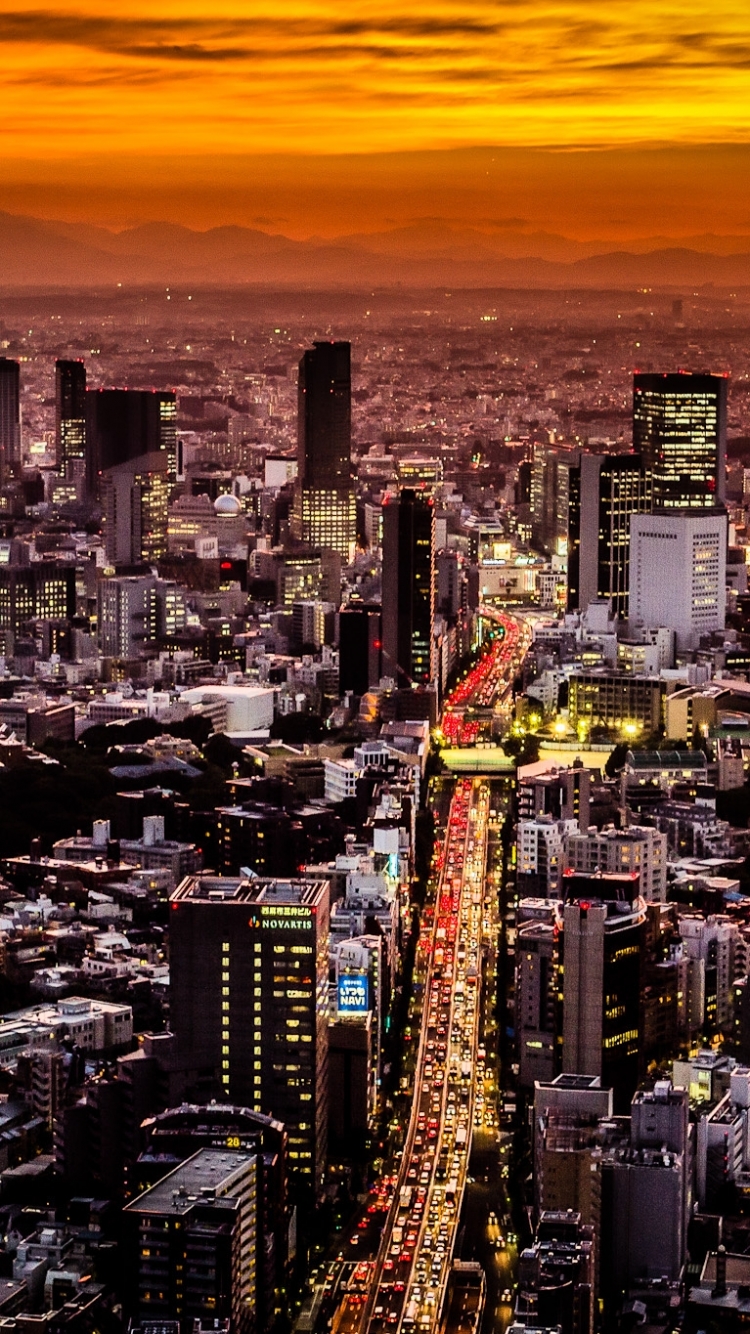 Скачати мобільні шпалери Міста, Токіо, Створено Людиною безкоштовно.