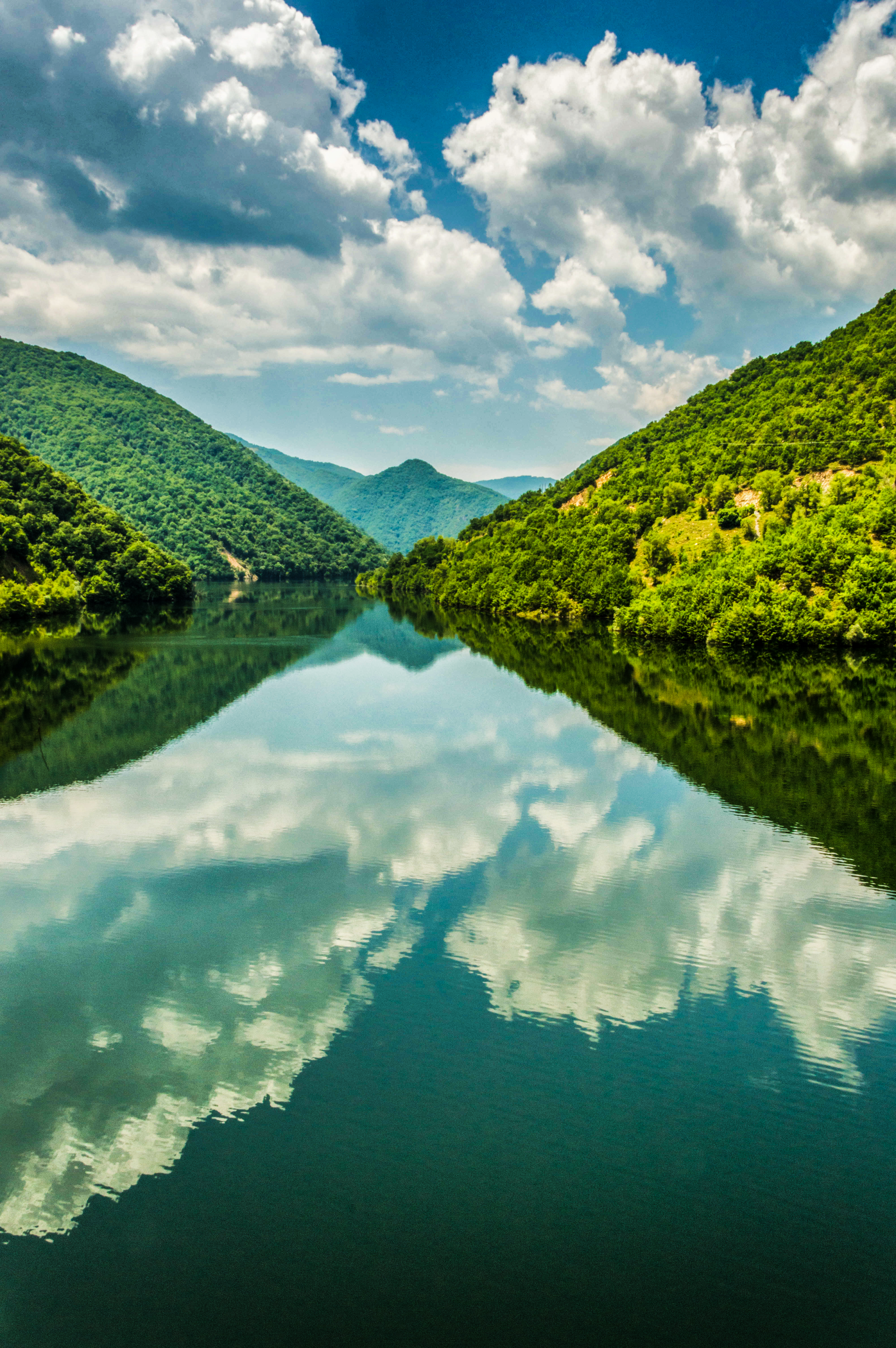 Laden Sie das Die Hügel, Hügel, Natur, Wasser, Sky, Wald-Bild kostenlos auf Ihren PC-Desktop herunter
