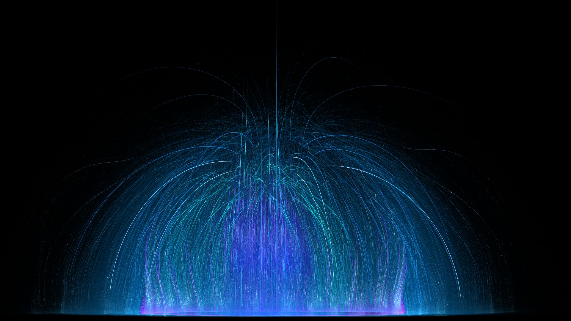 Download mobile wallpaper Abstract, Fountain, Fractal, Sparkles for free.