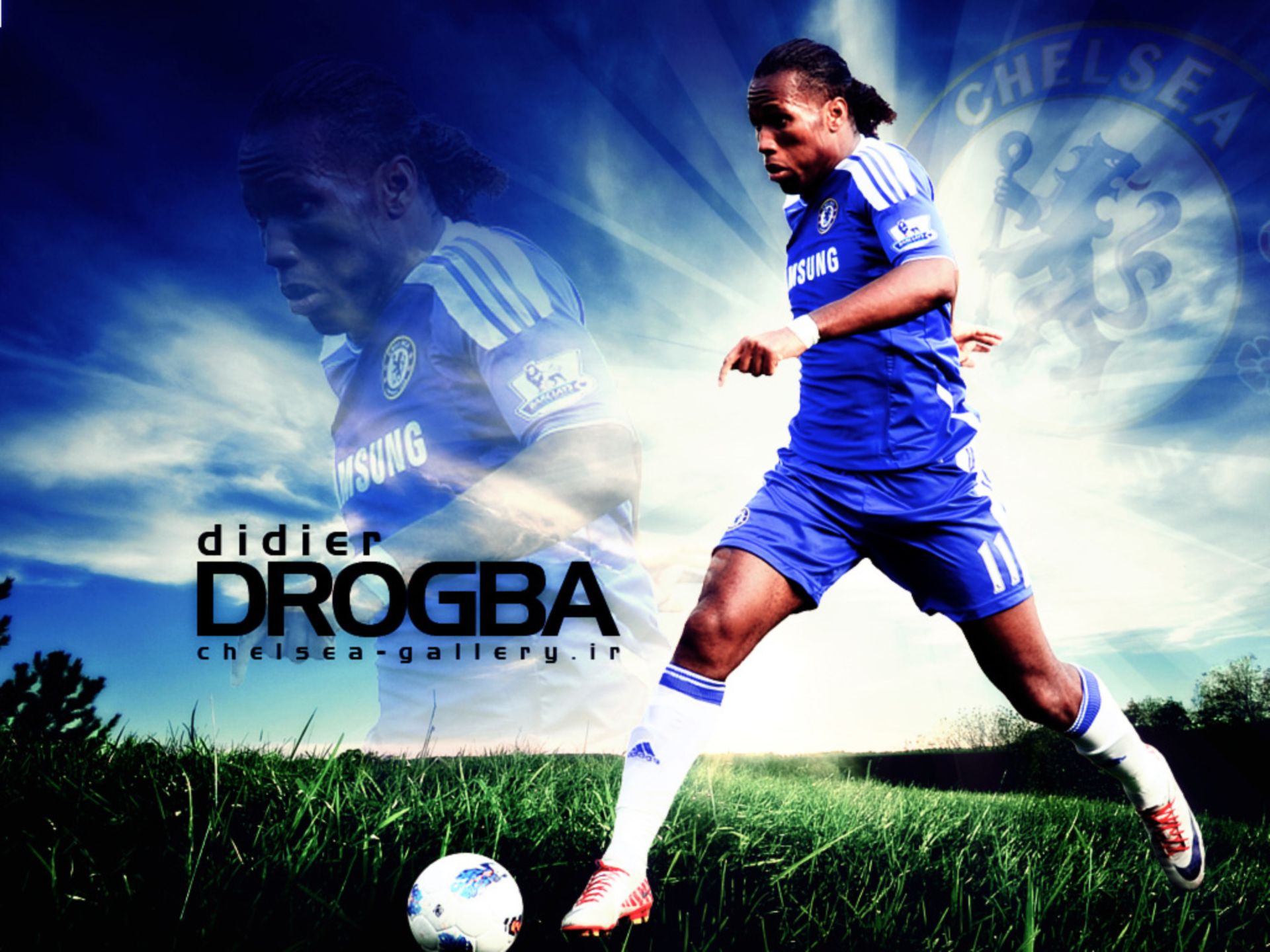 Free download wallpaper Sports, Soccer, Didier Drogba, Chelsea F C on your PC desktop