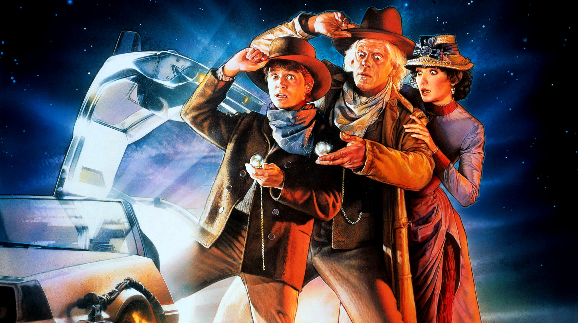 movie, back to the future part iii, dr emmett brown, marty mcfly, back to the future
