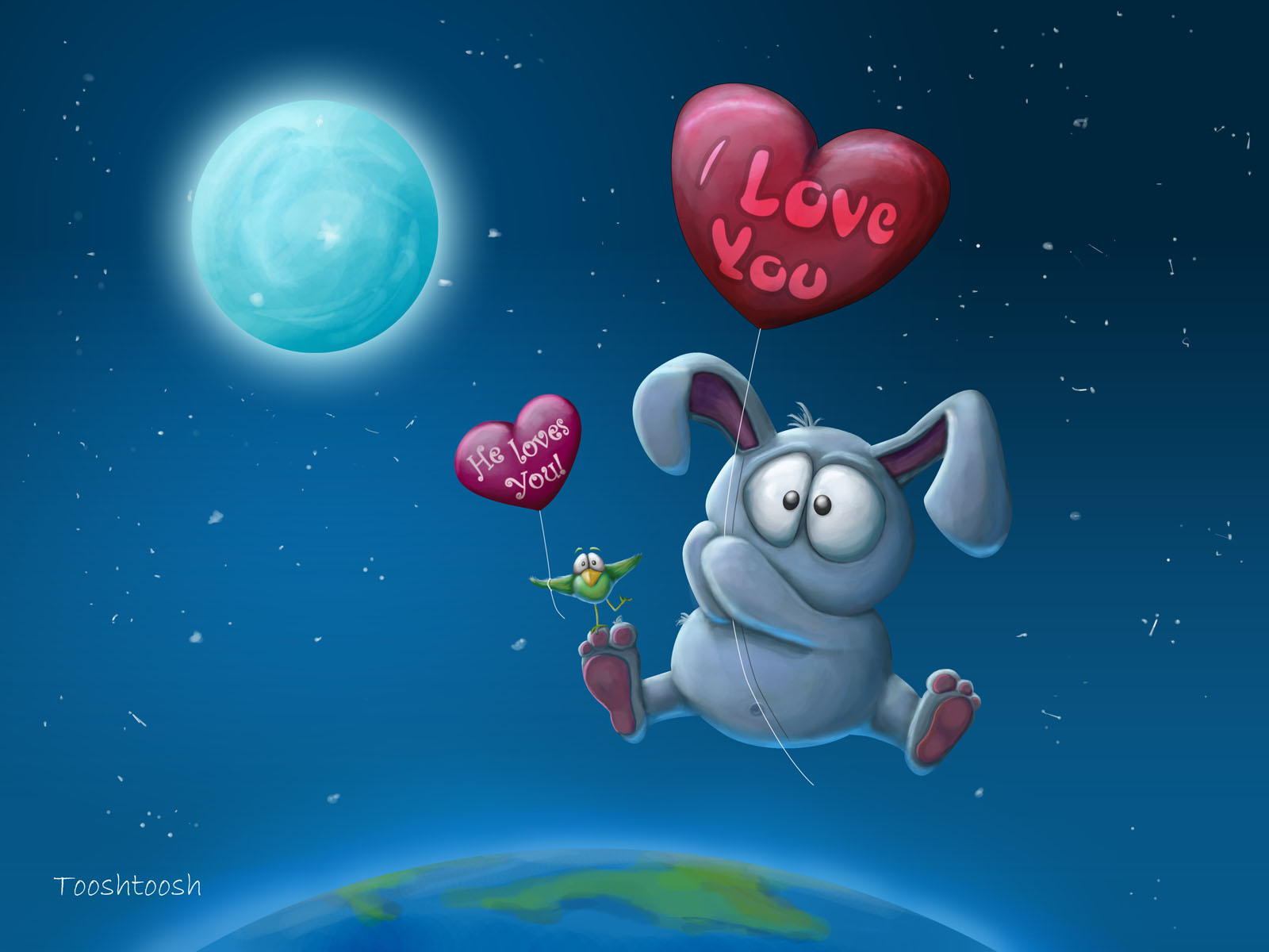 Free download wallpaper Cartoon, Love, Heart, Artistic on your PC desktop