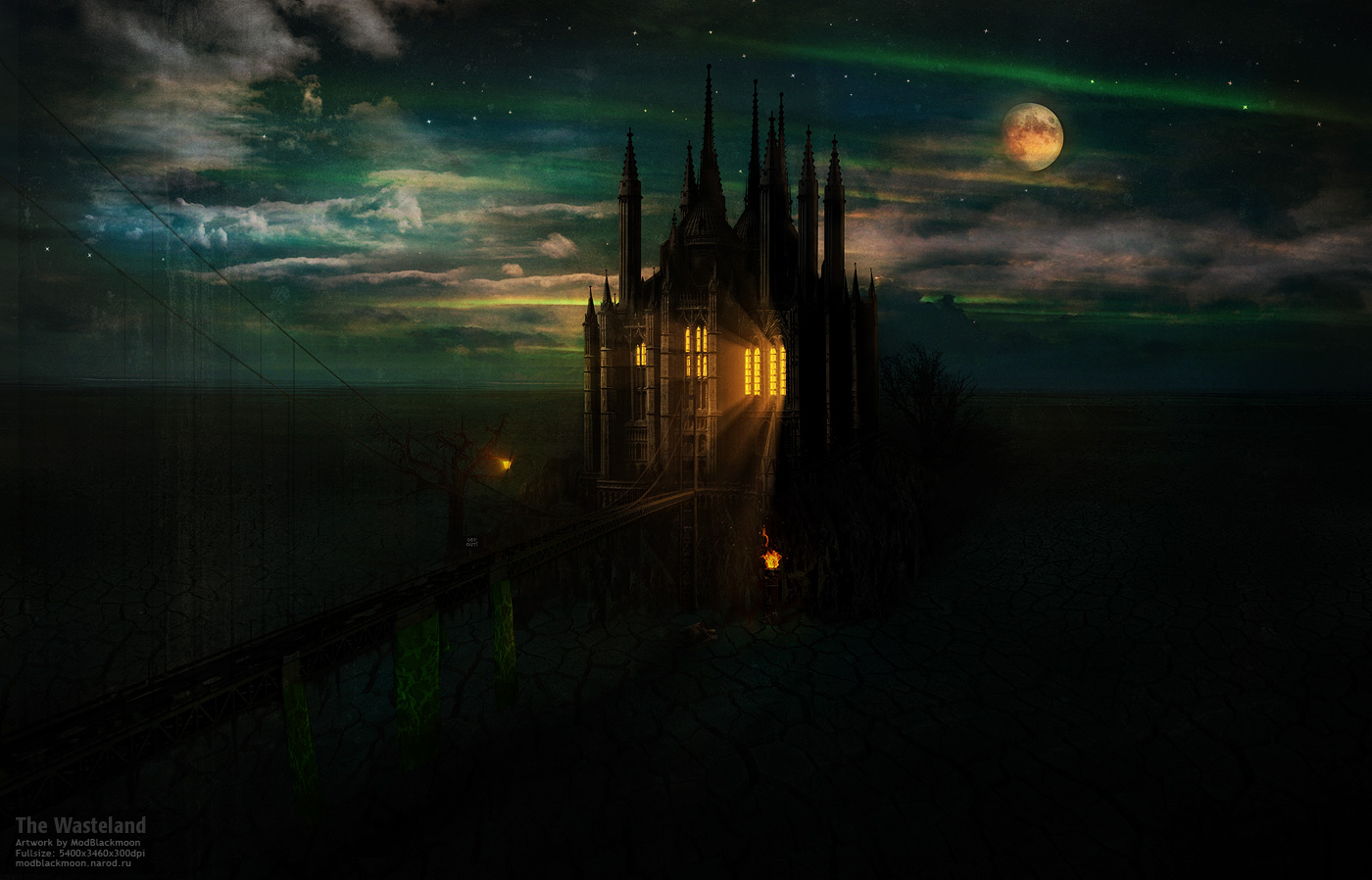 Download mobile wallpaper Fantasy, Halloween, Dark, Castle for free.