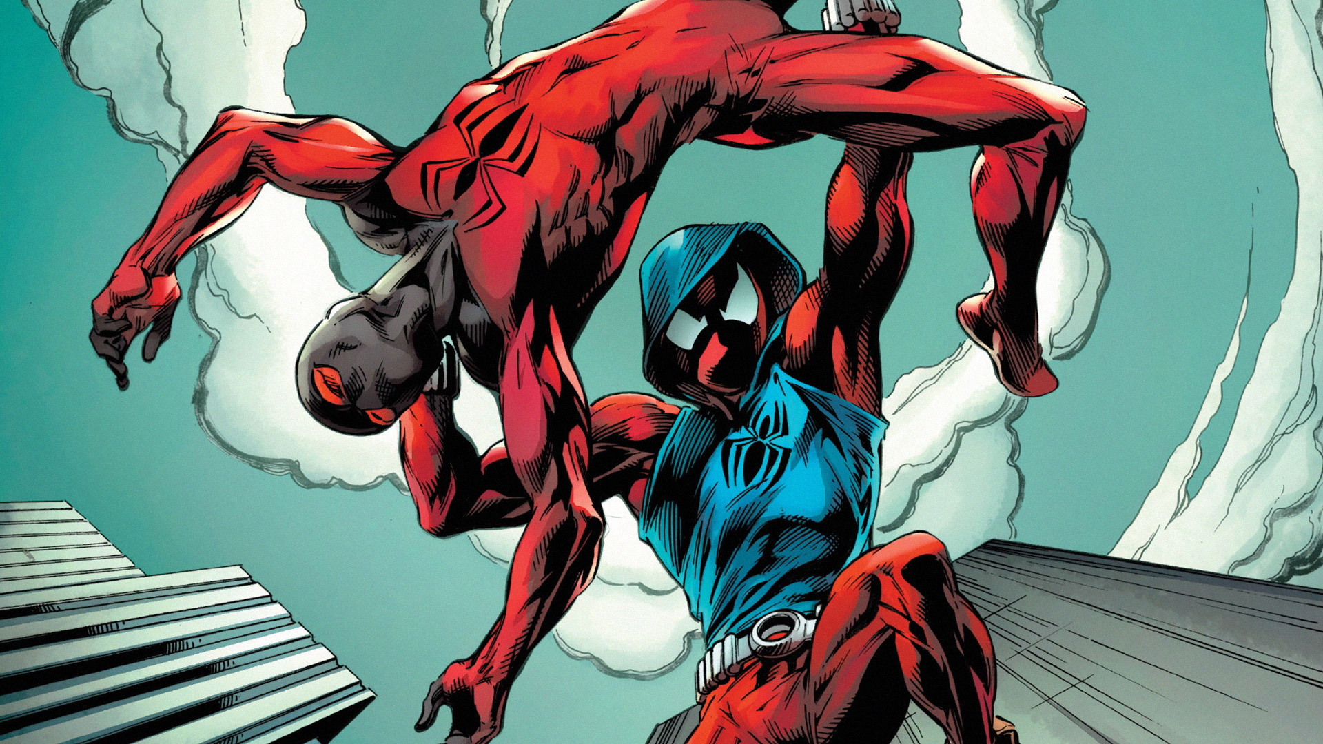 comics, spider man, scarlet spider