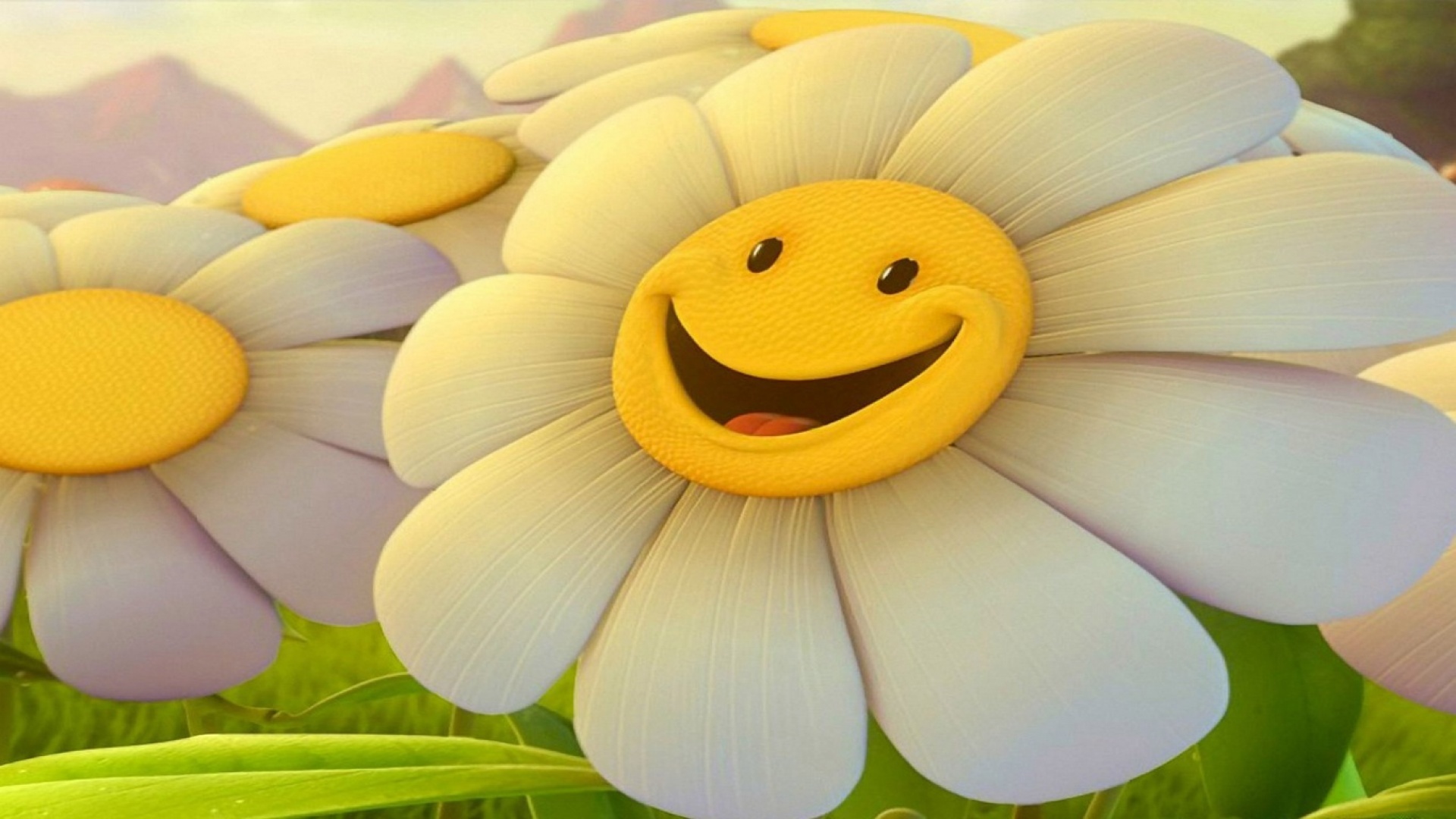 Téléchargez gratuitement l'image Camomille, Fleurs, Plantes, Humour, Dessins sur le bureau de votre PC