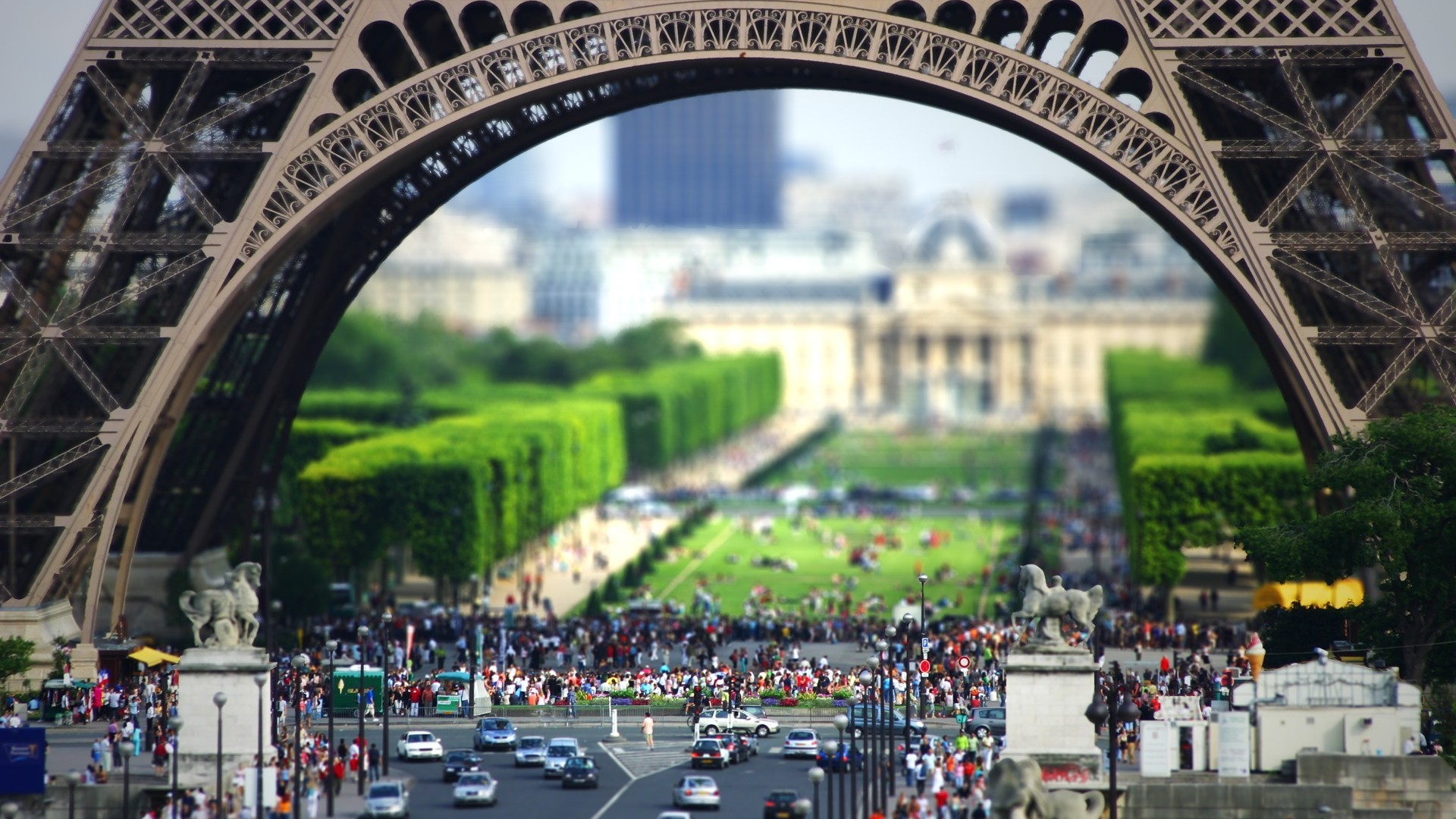 Завантажити шпалери безкоштовно Париж, Ейфелева Вежа, Місто, Створено Людиною картинка на робочий стіл ПК