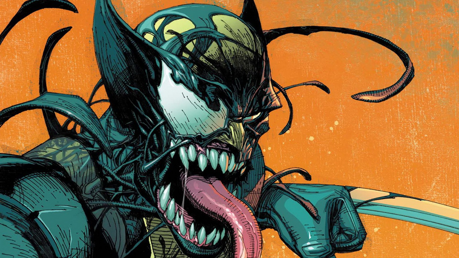 Download mobile wallpaper Venom, X Men, Wolverine, Comics for free.