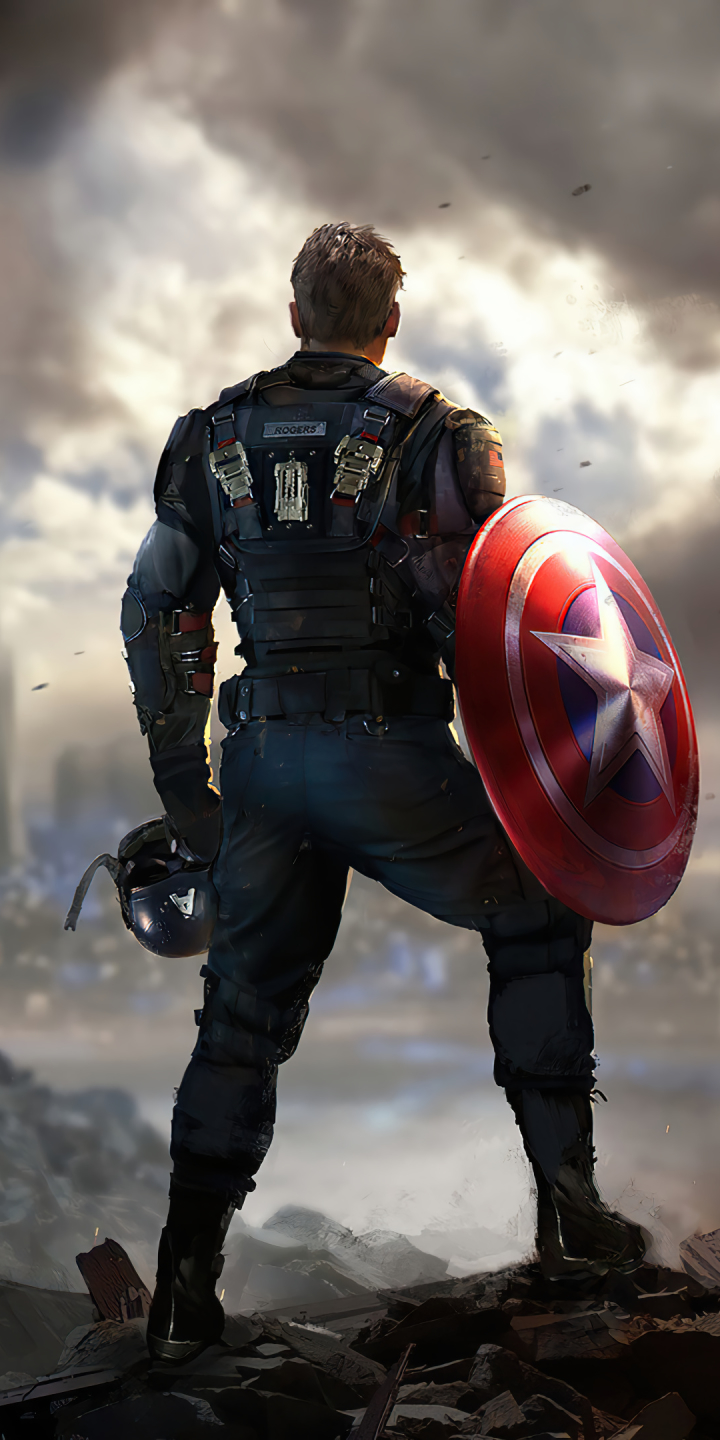 Handy-Wallpaper Computerspiele, Kapitän Amerika, Die Rächer, Marvel's Avengers kostenlos herunterladen.